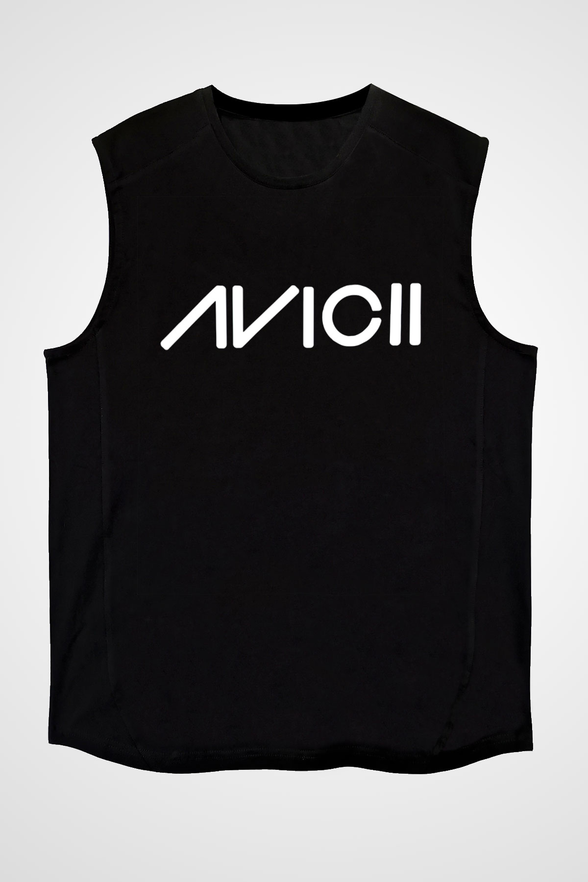 Avicii Siyah Unisex Kolsuz Tişört