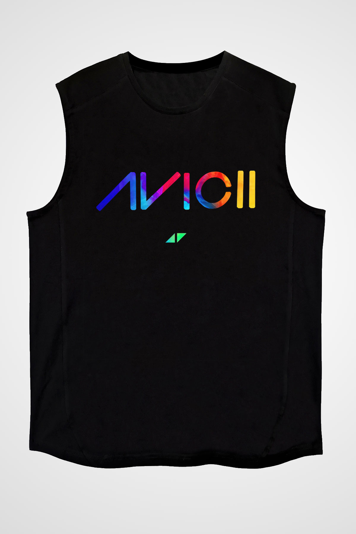 Avicii Siyah Unisex Kolsuz Tişört