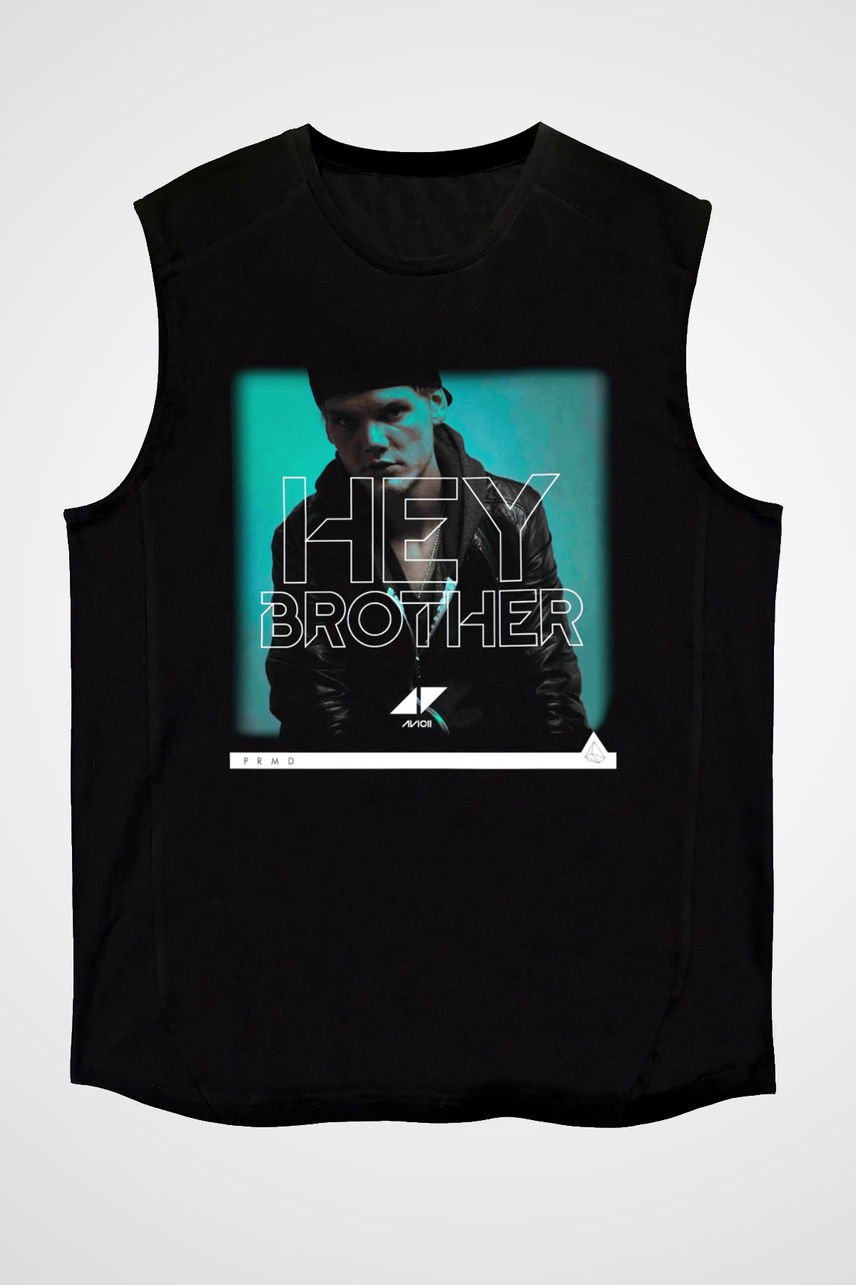 Avicii Siyah Unisex Kolsuz Tişört