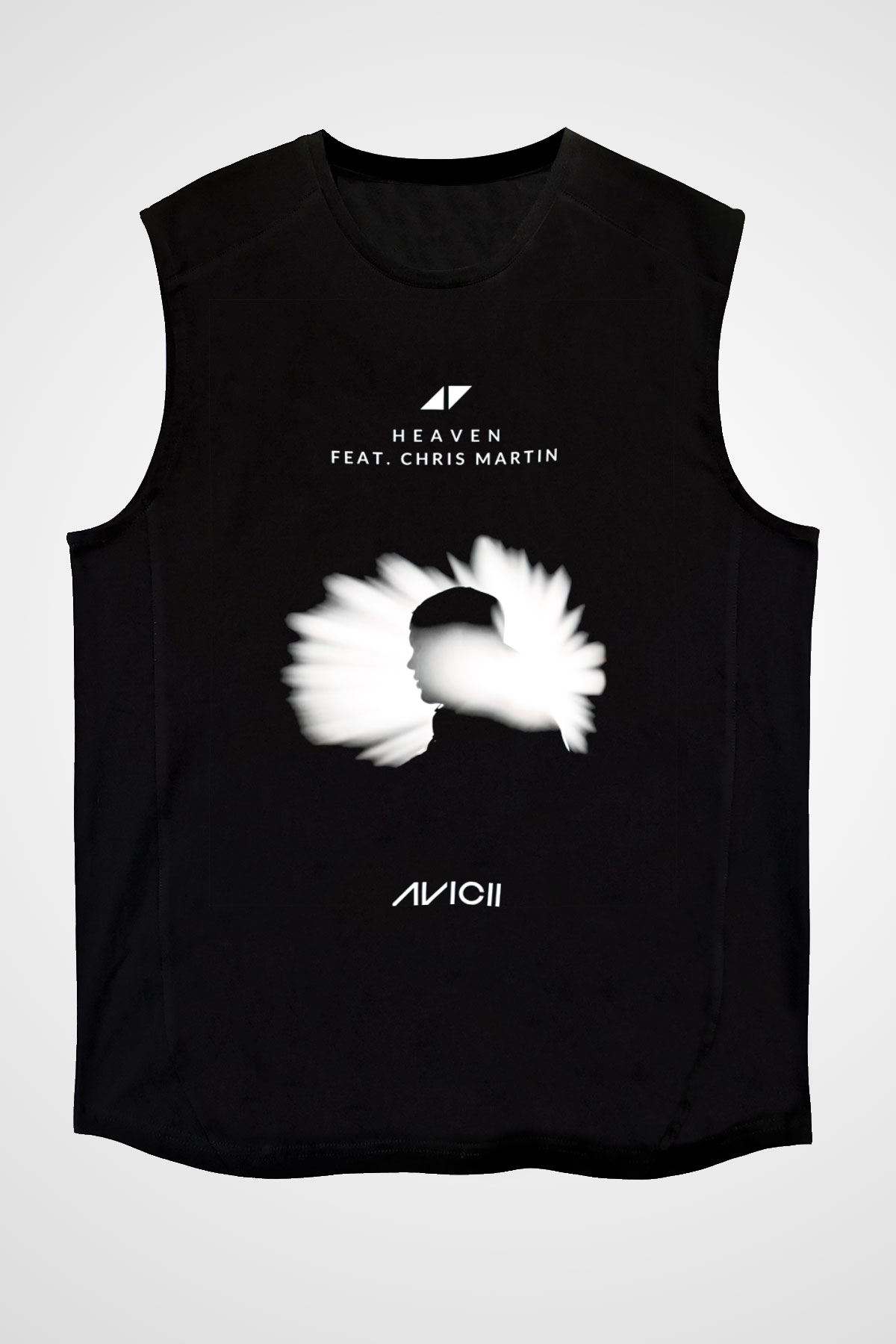 Avicii Siyah Unisex Kolsuz Tişört