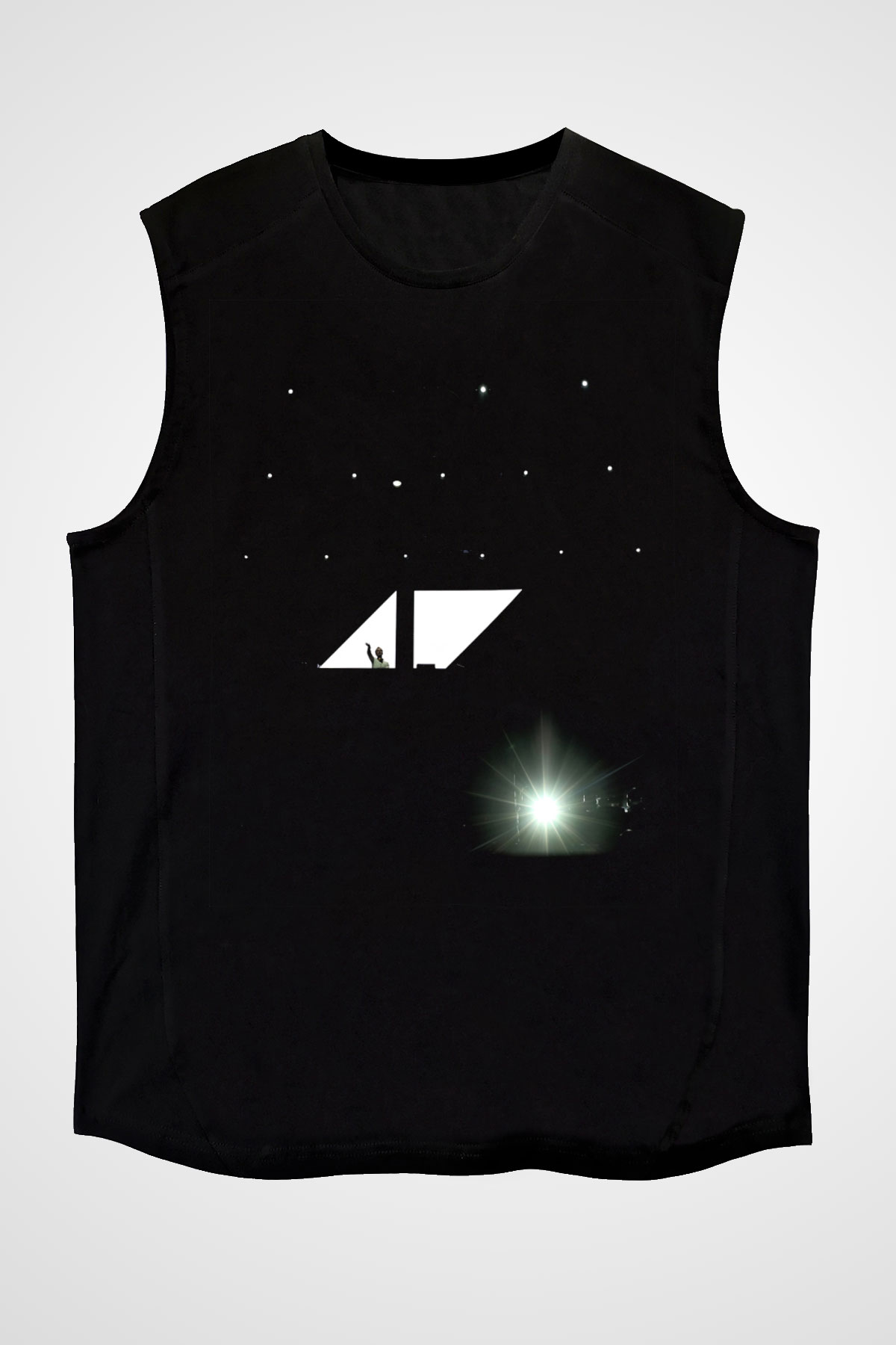 Avicii Siyah Unisex Kolsuz Tişört