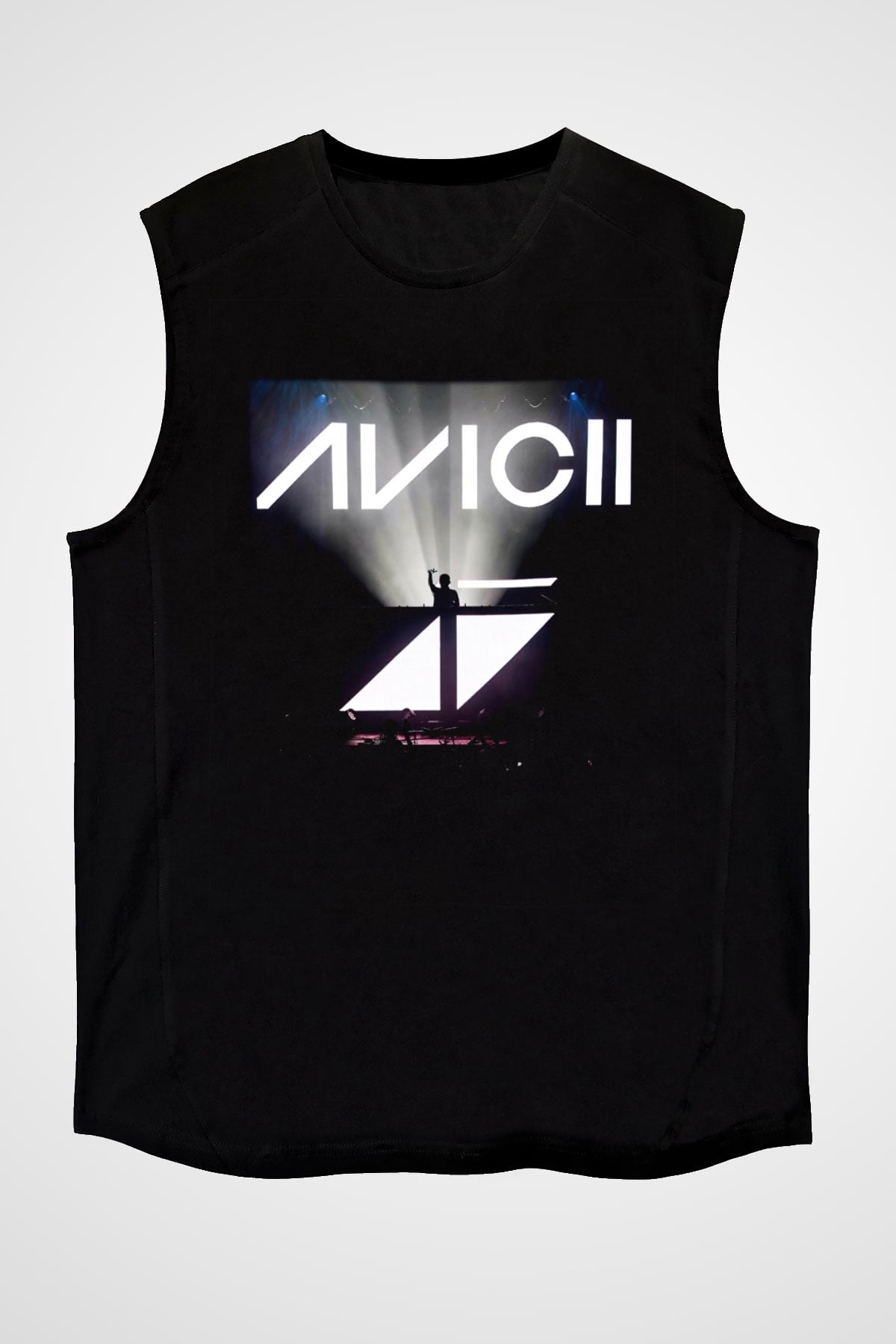 Avicii Siyah Unisex Kolsuz Tişört