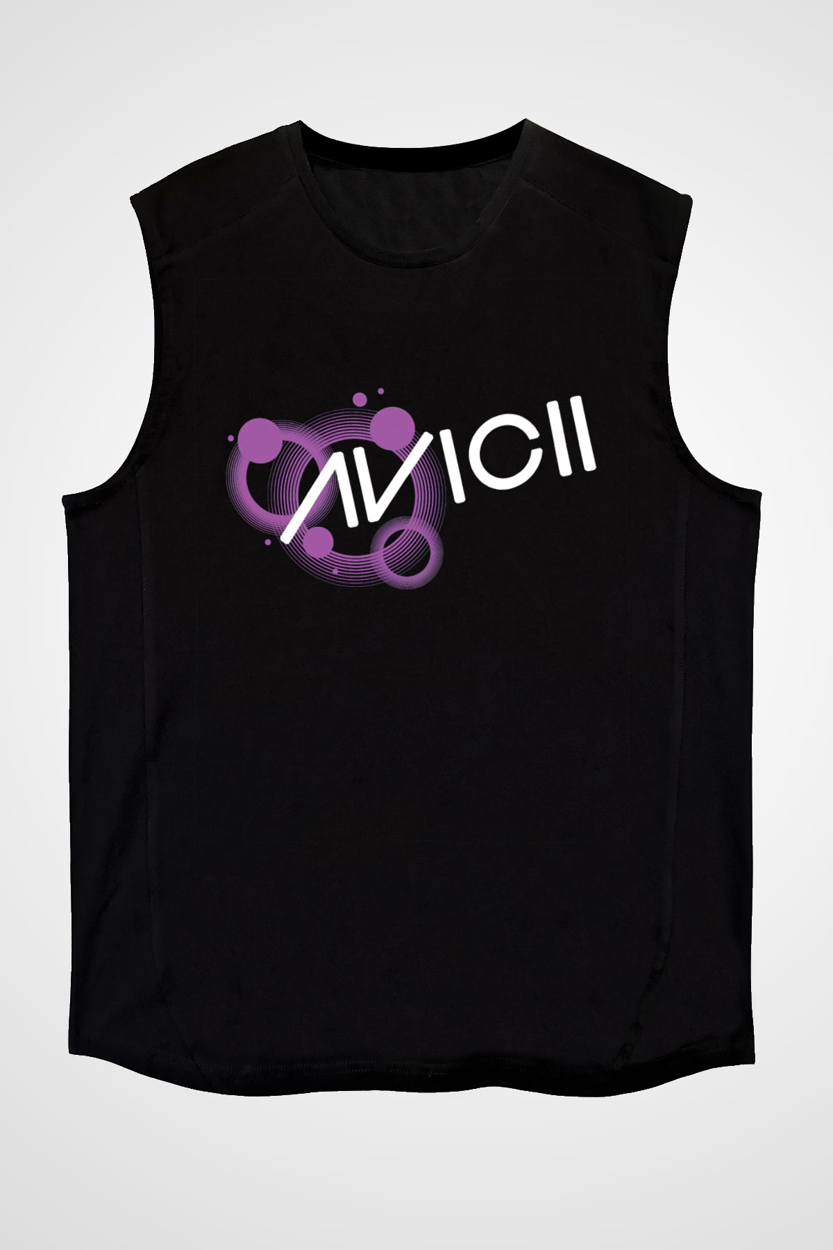 Avicii Siyah Unisex Kolsuz Tişört