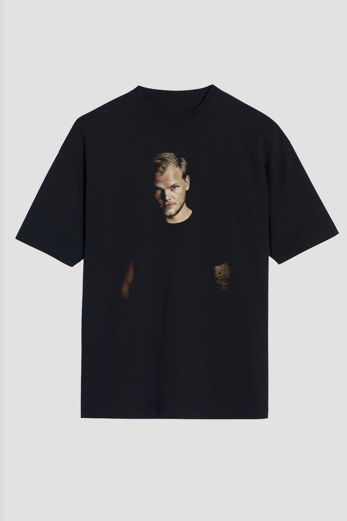 Avicii Siyah Unisex Oversize Tişört T-Shirt