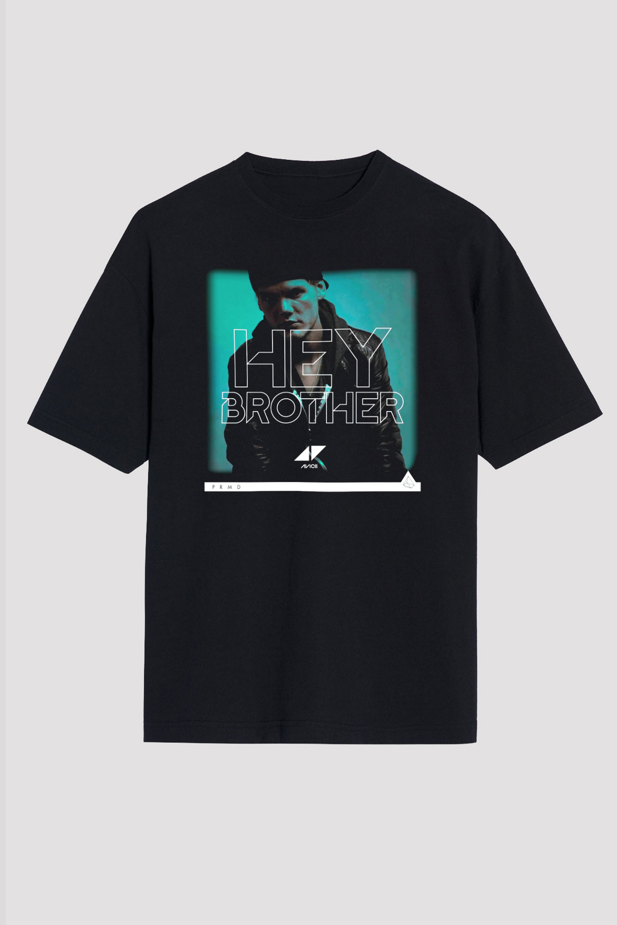 Avicii Siyah Unisex Oversize Tişört T-Shirt