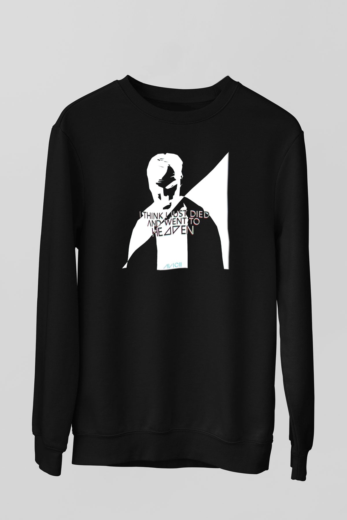 Avicii Siyah Unisex Sweatshirt