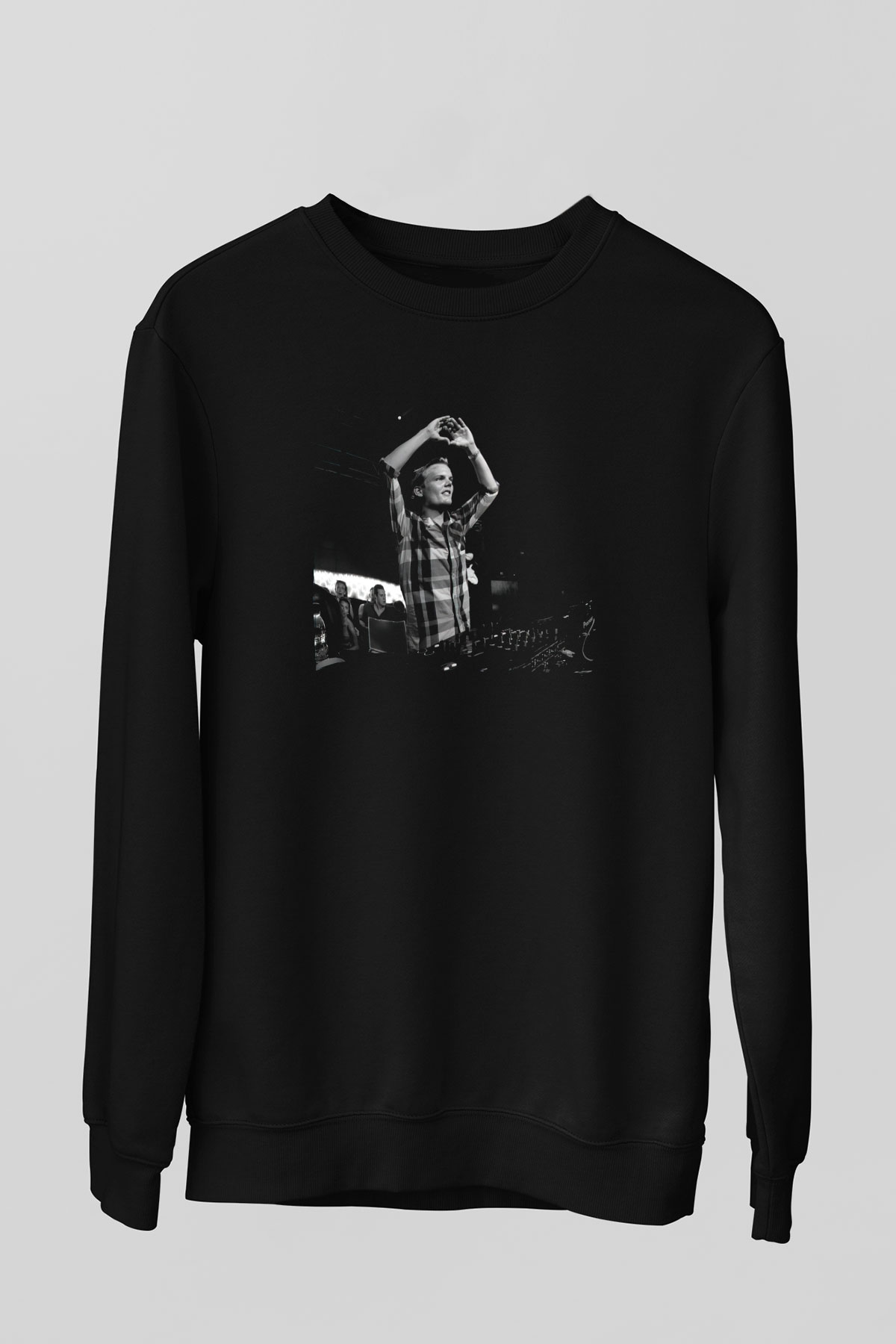 Avicii Siyah Unisex Sweatshirt