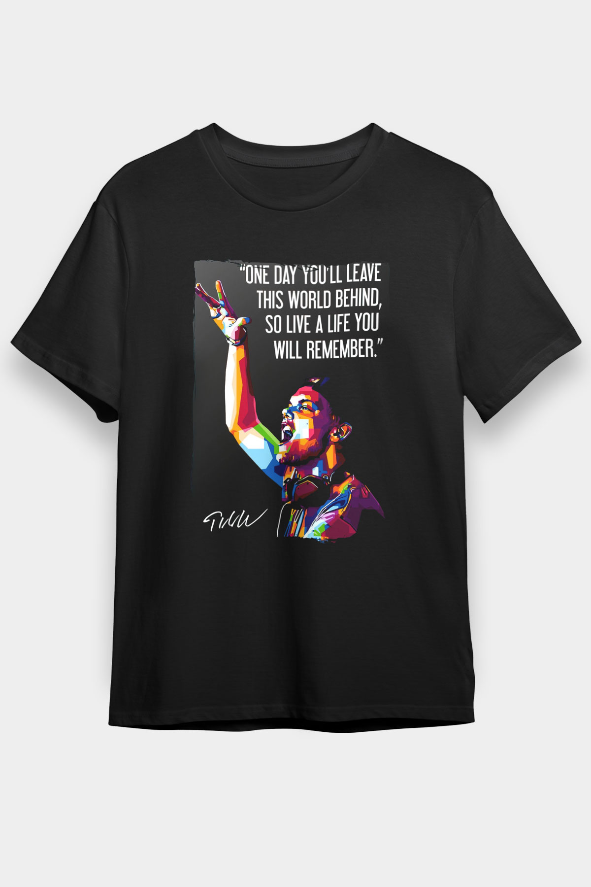 Avicii Siyah Unisex Tişört T-Shirt - TişörtFabrikası