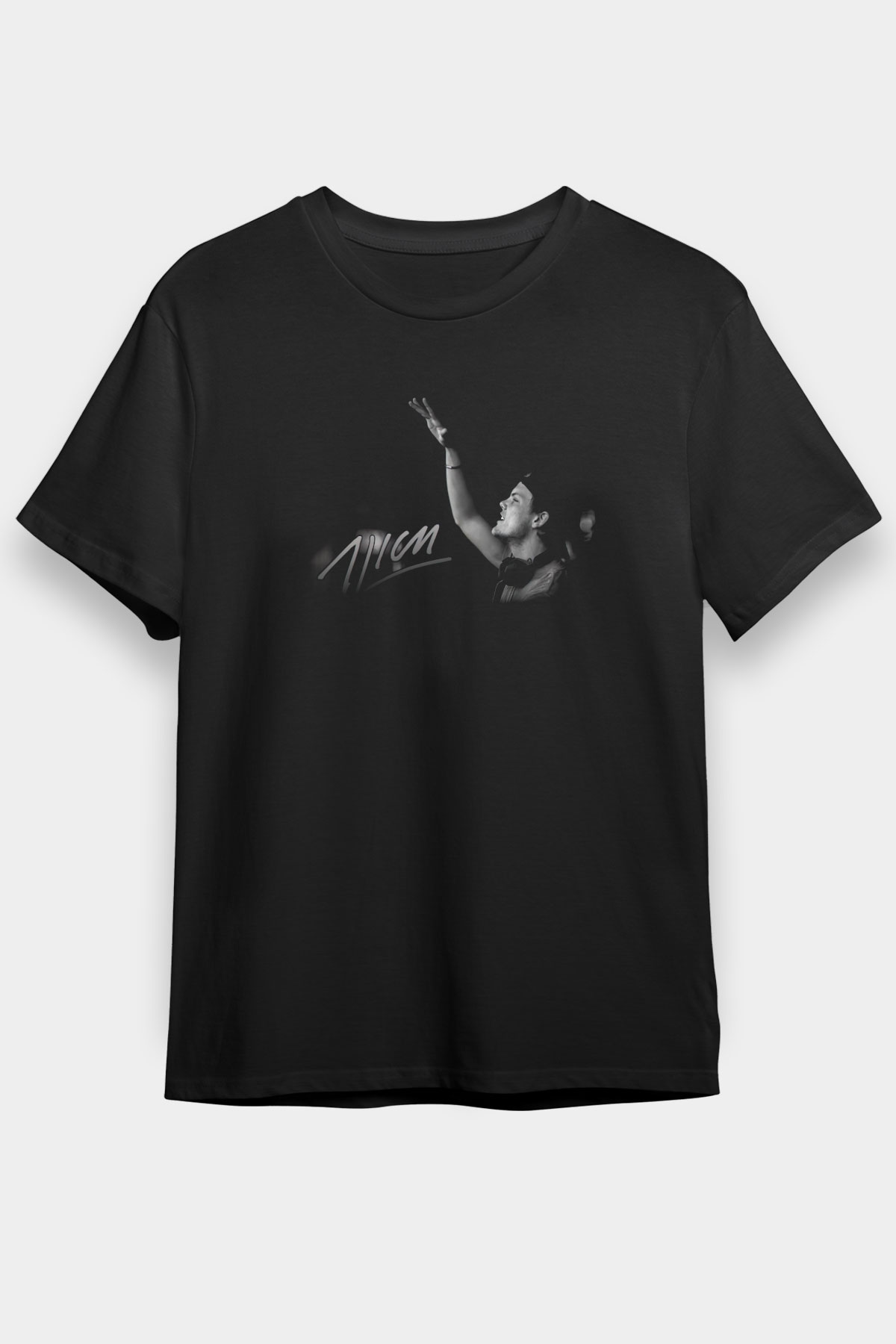 Avicii Siyah Unisex Tişört T-Shirt - TişörtFabrikası