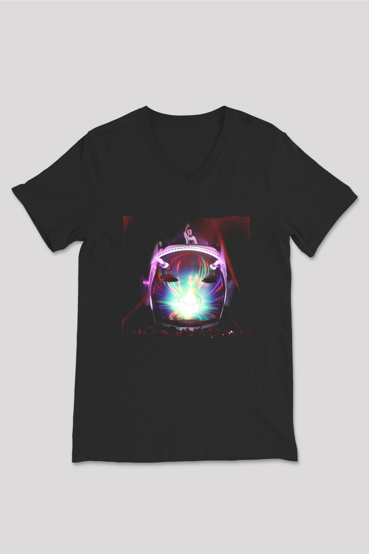 Avicii Siyah Unisex V Yaka Tişört