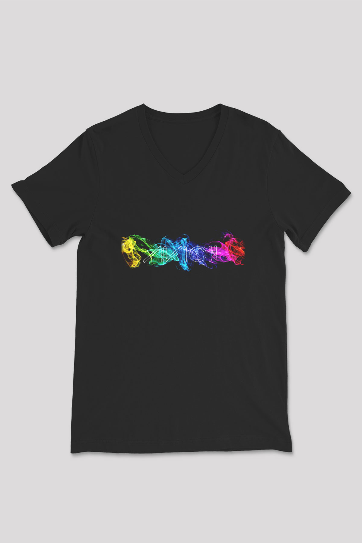 Avicii Siyah Unisex V Yaka Tişört T-Shirt