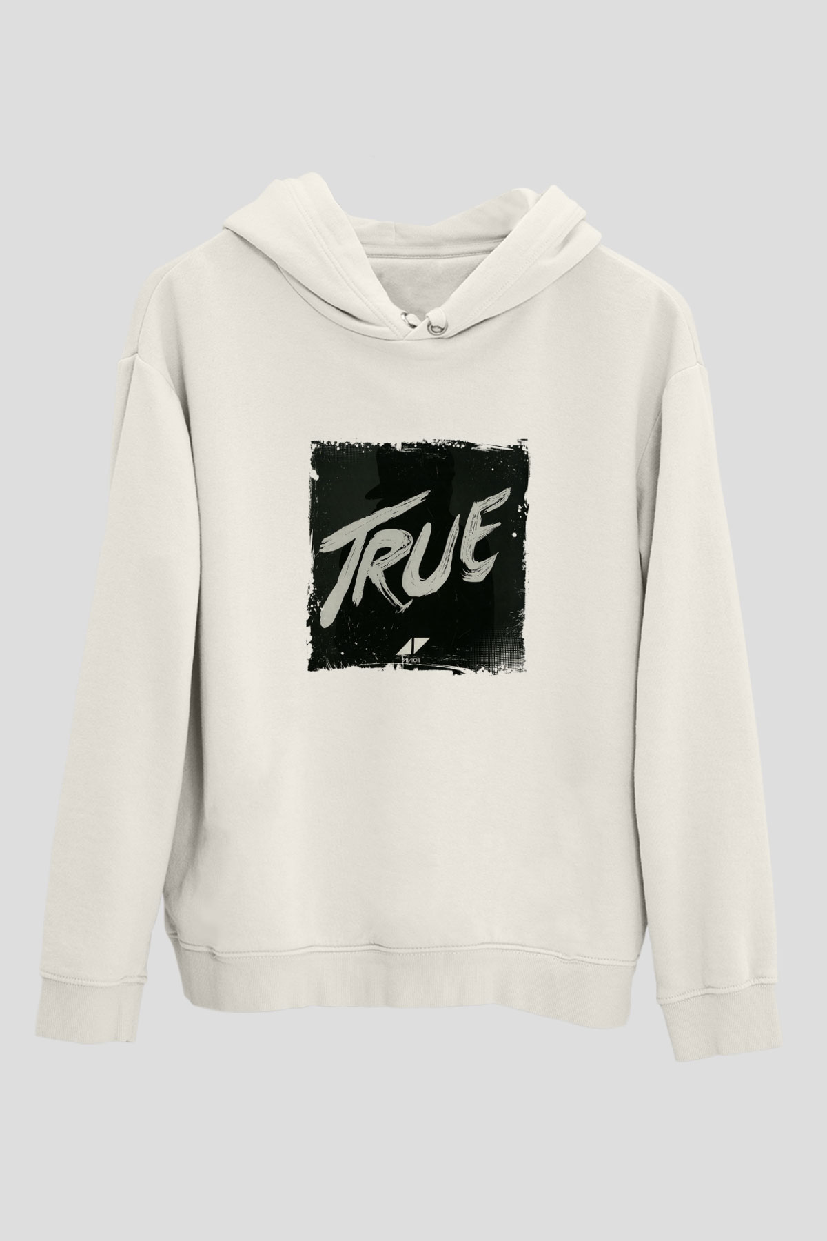 AviciiBaskılı Beyaz Hoodie