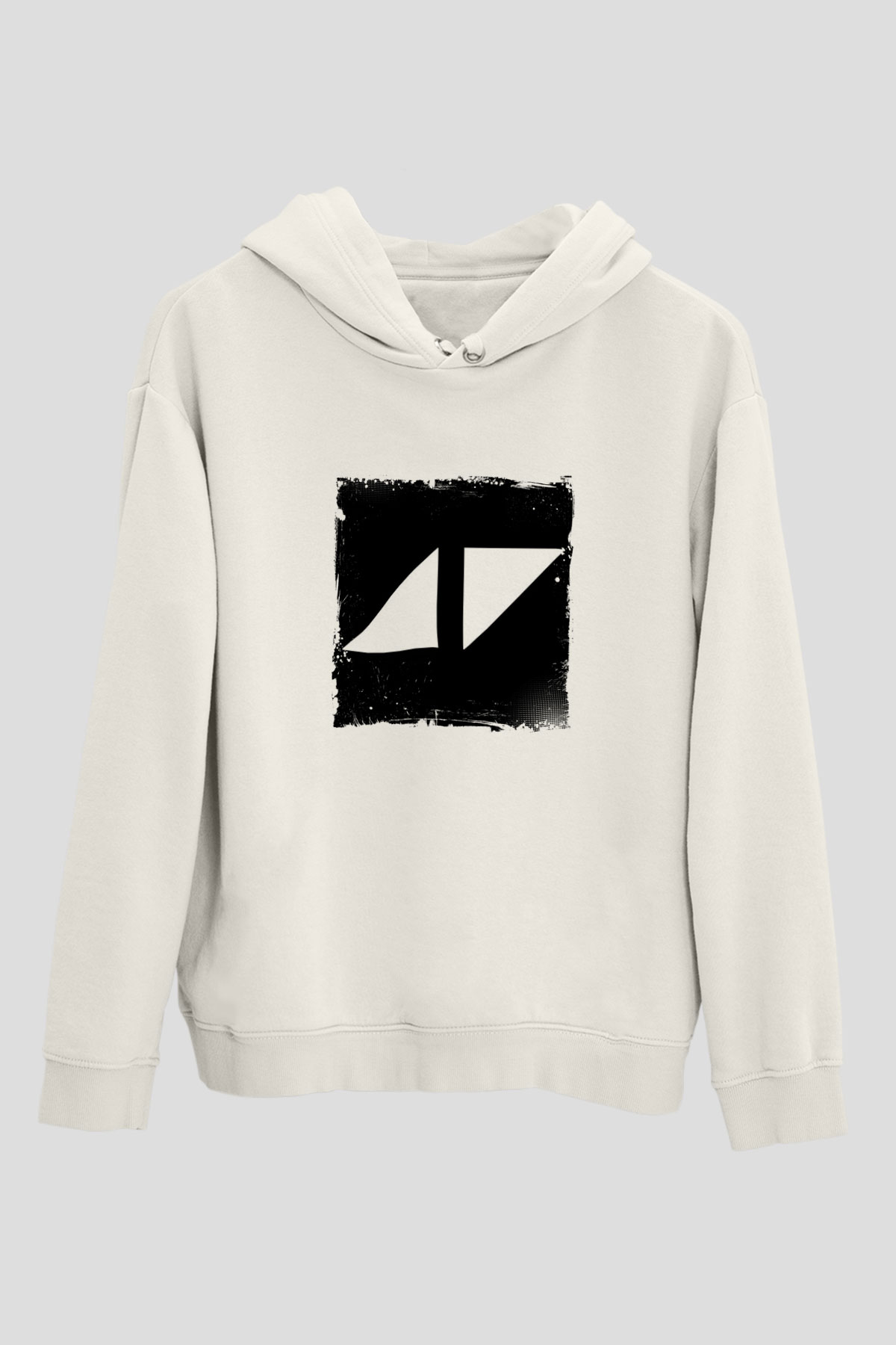 AviciiBaskılı Beyaz Hoodie