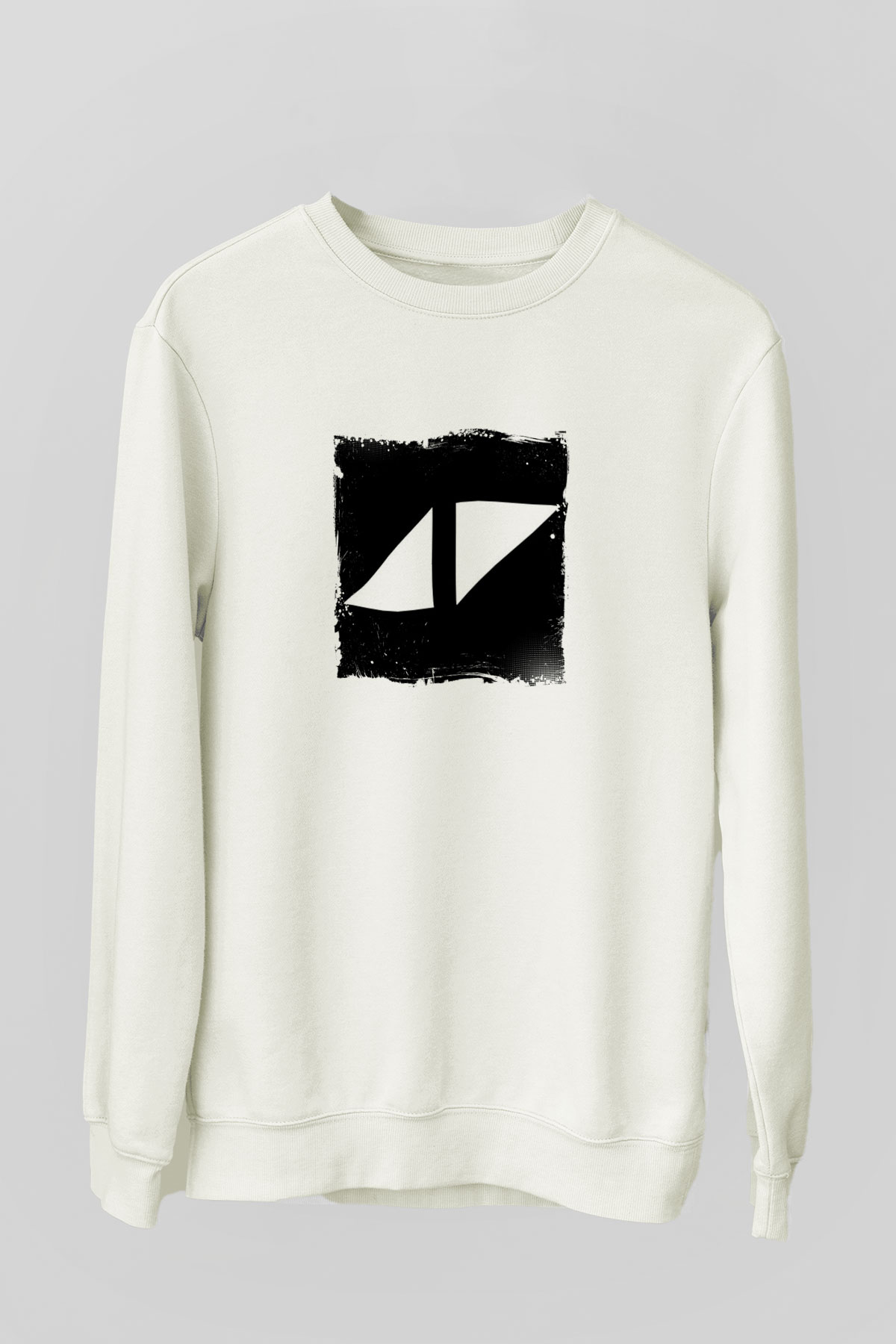 AviciiBaskılı Beyaz Sweatshirt