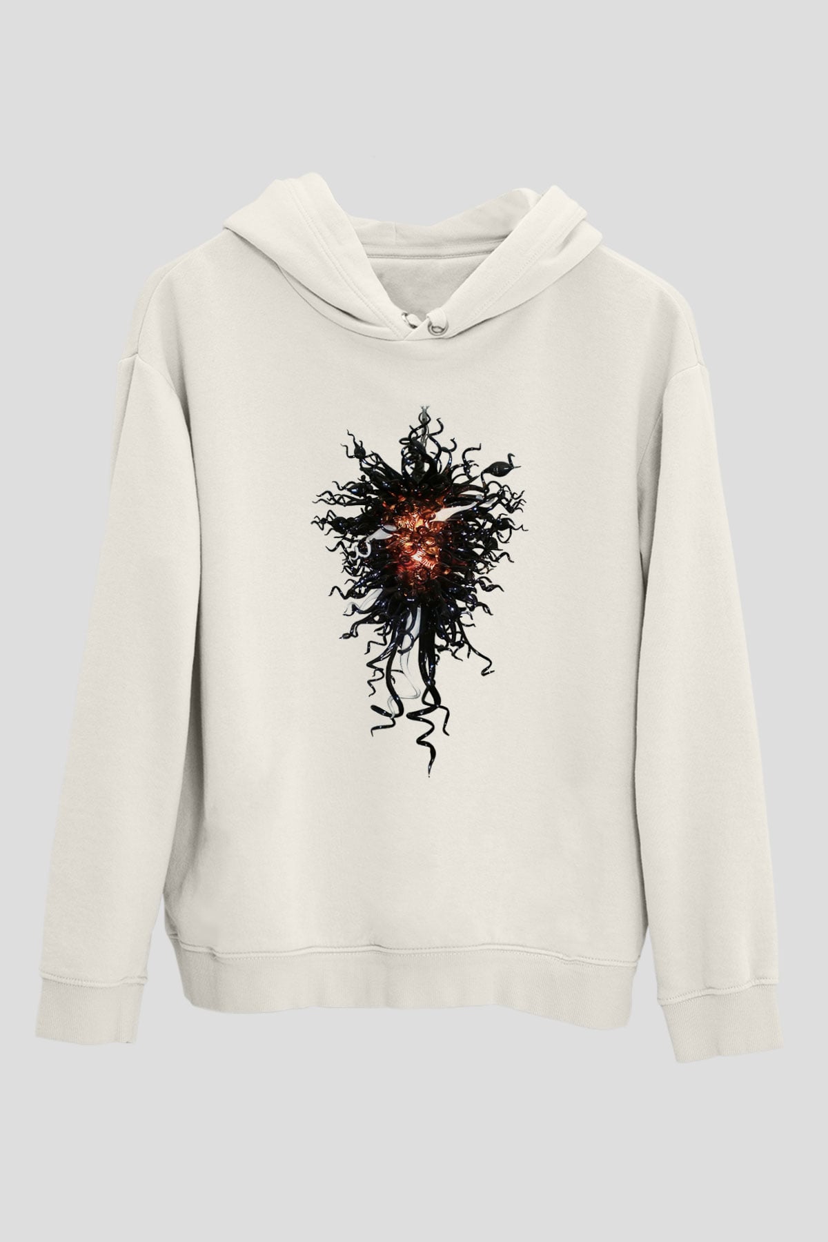Avizeci Beyaz Unisex Hoodie
