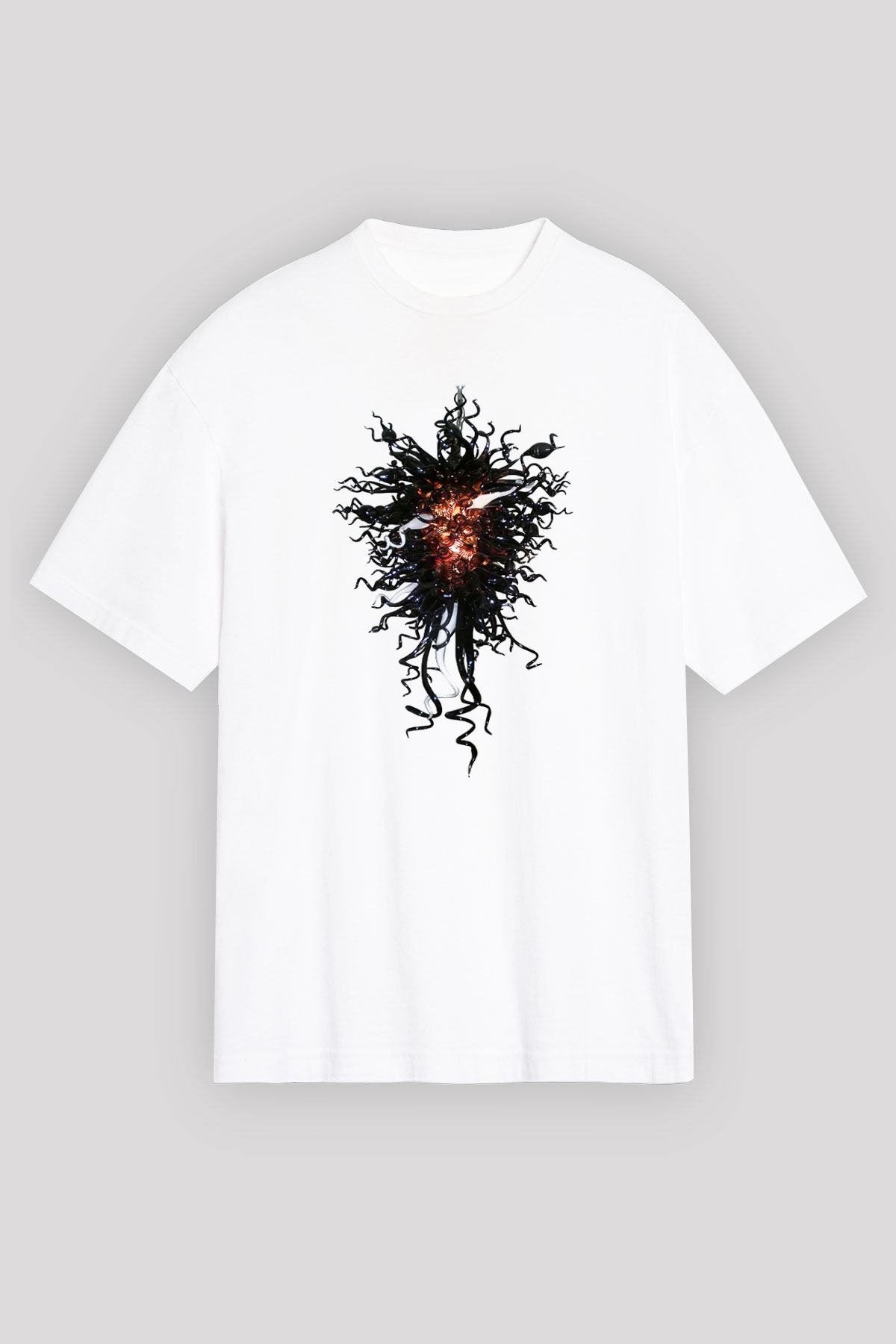 Avizeci Beyaz Unisex Oversize Tişört T-Shirt