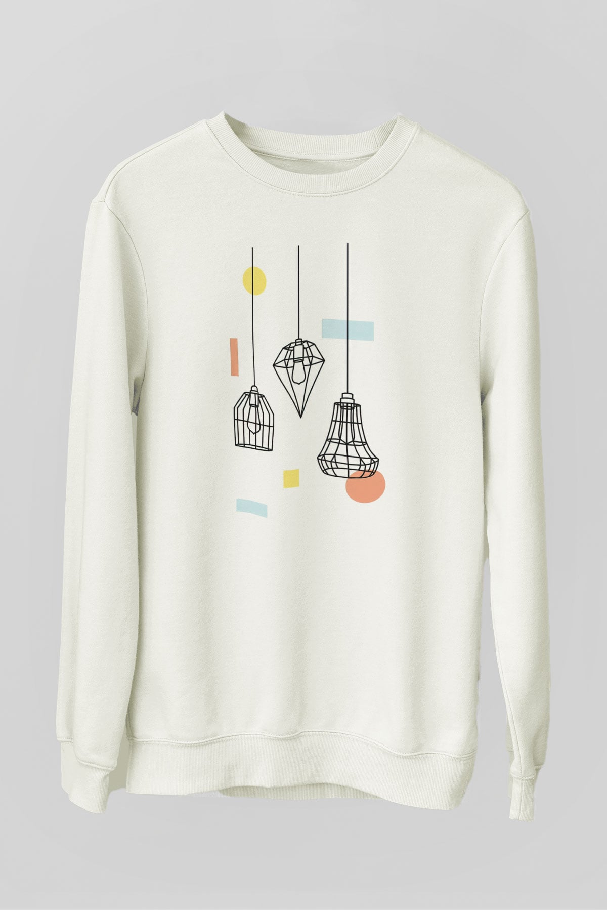 Avizeci Beyaz Unisex Sweatshirt