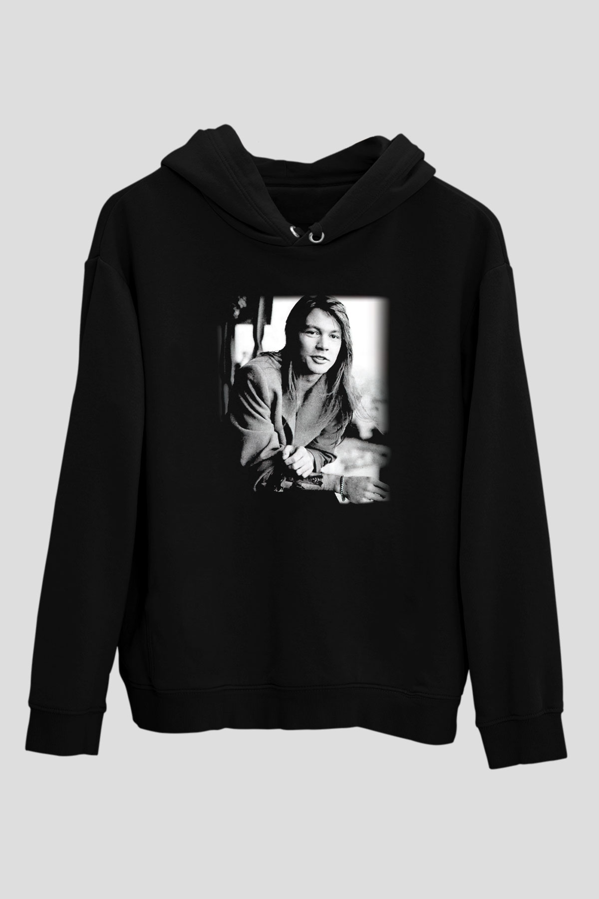 Axl Rose Siyah Unisex Hoodie