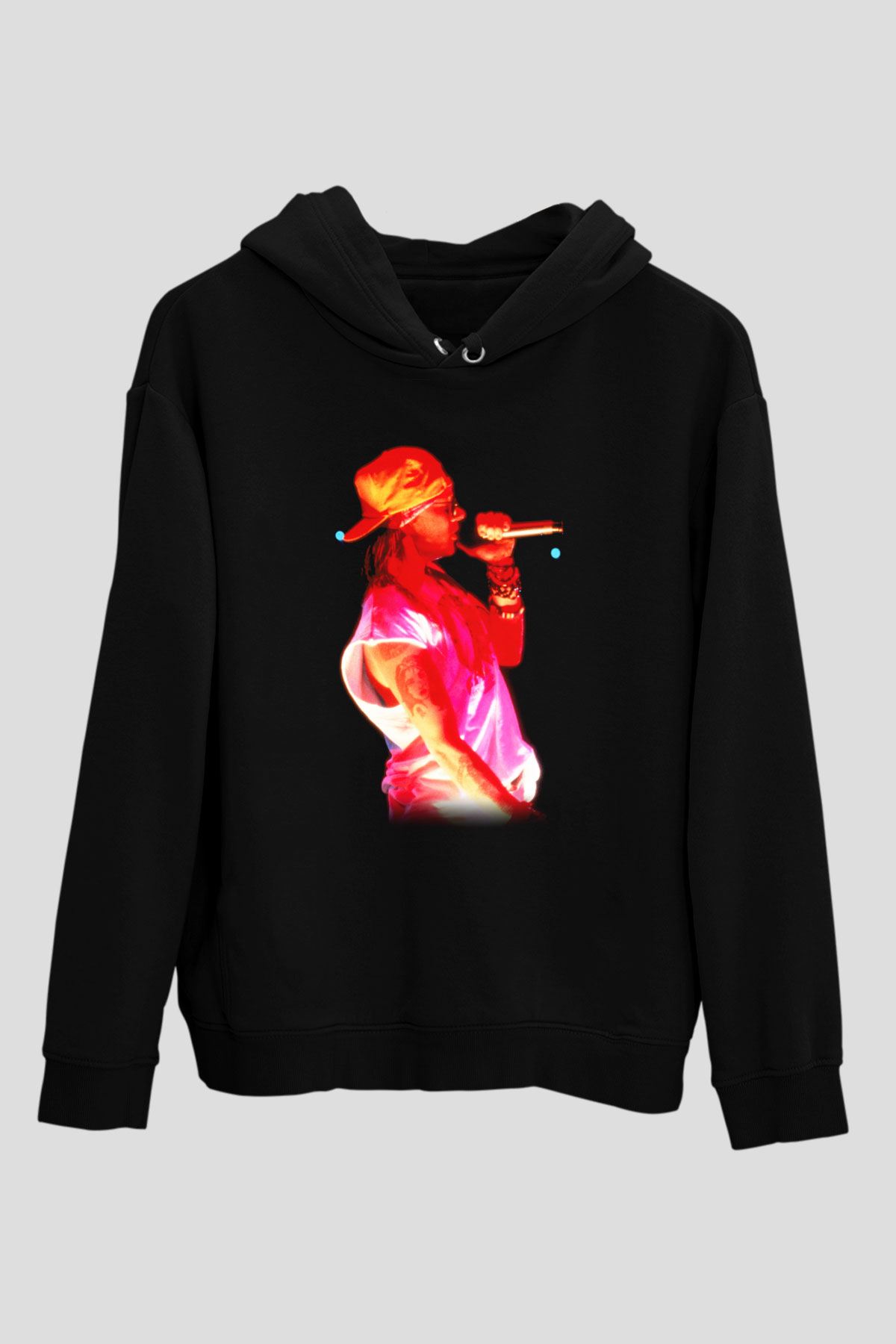 Axl Rose Siyah Unisex Hoodie