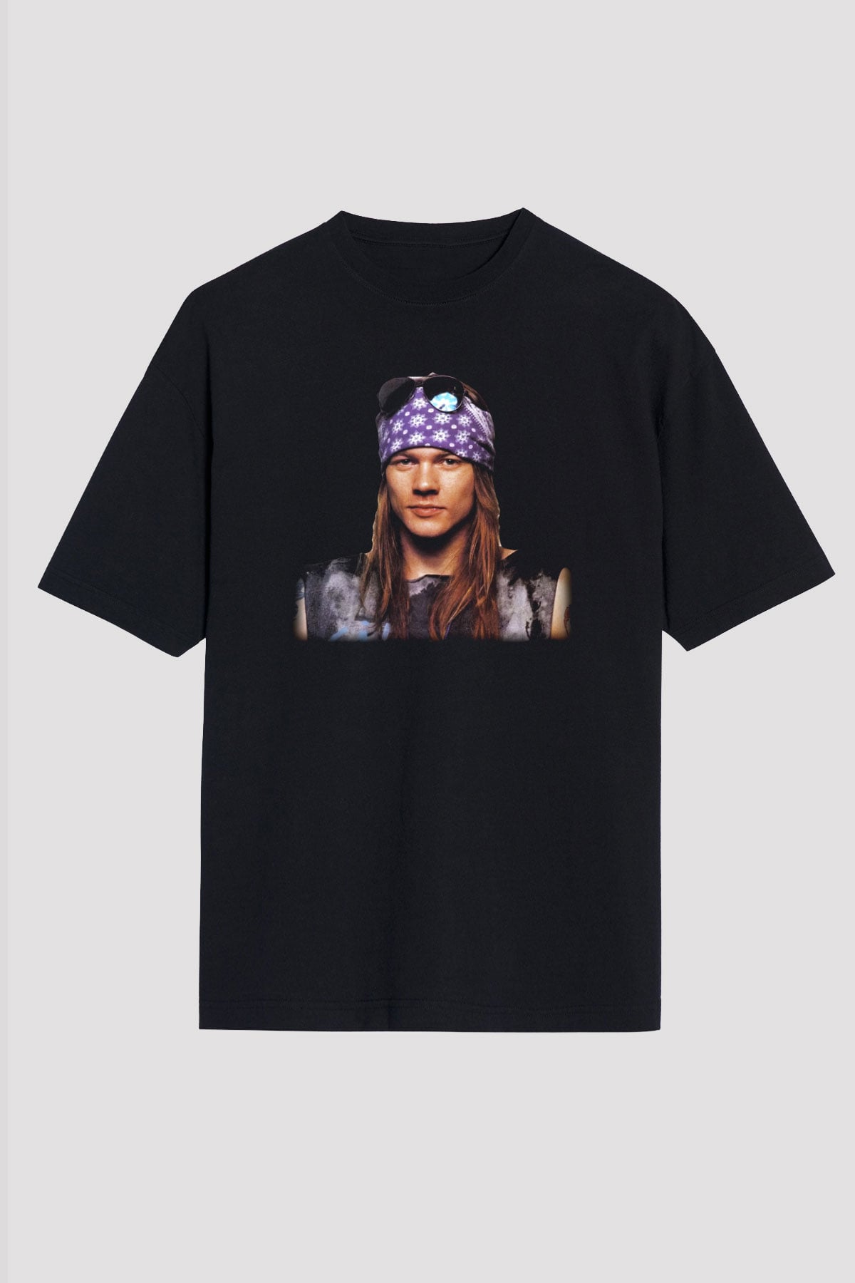 Axl Rose Siyah Unisex Oversize Tişört T-Shirt