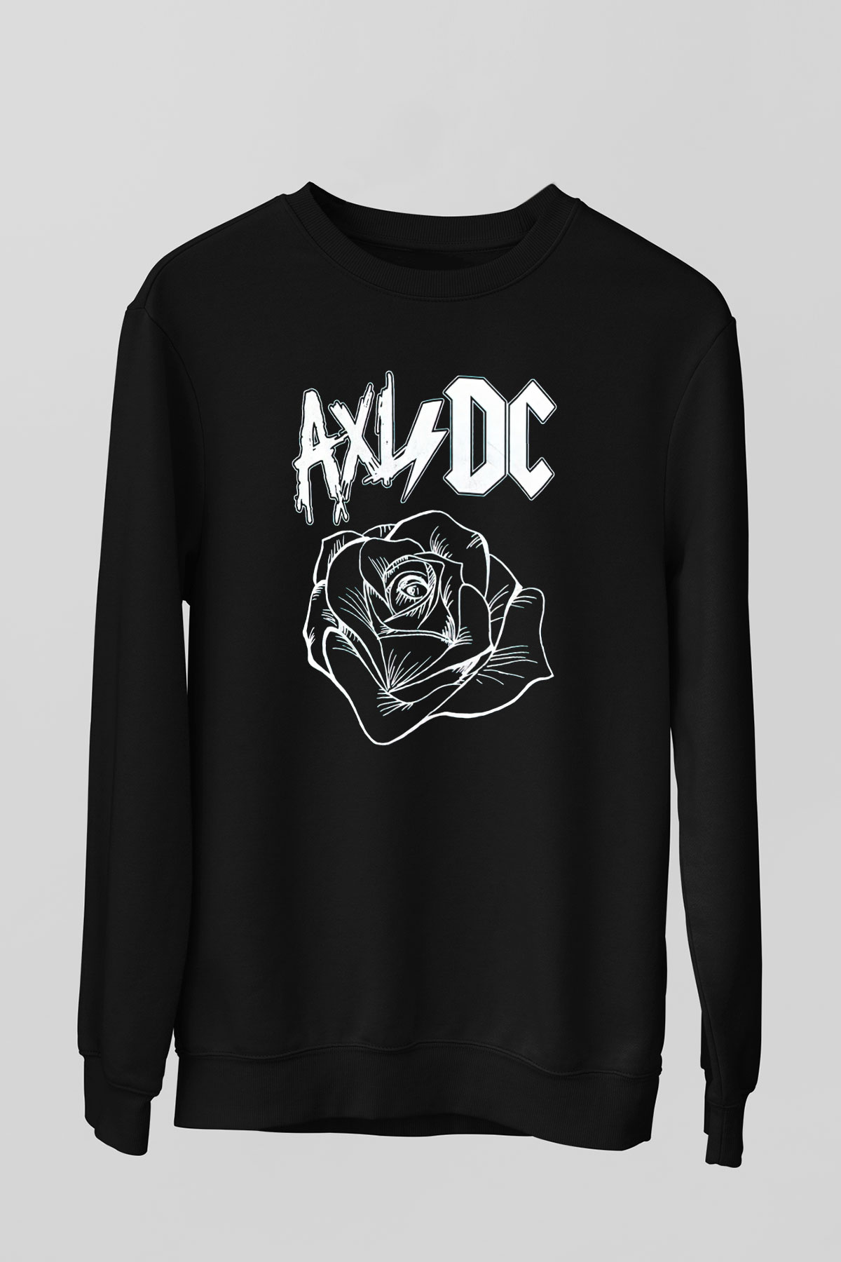 Axl Rose Siyah Unisex Sweatshirt
