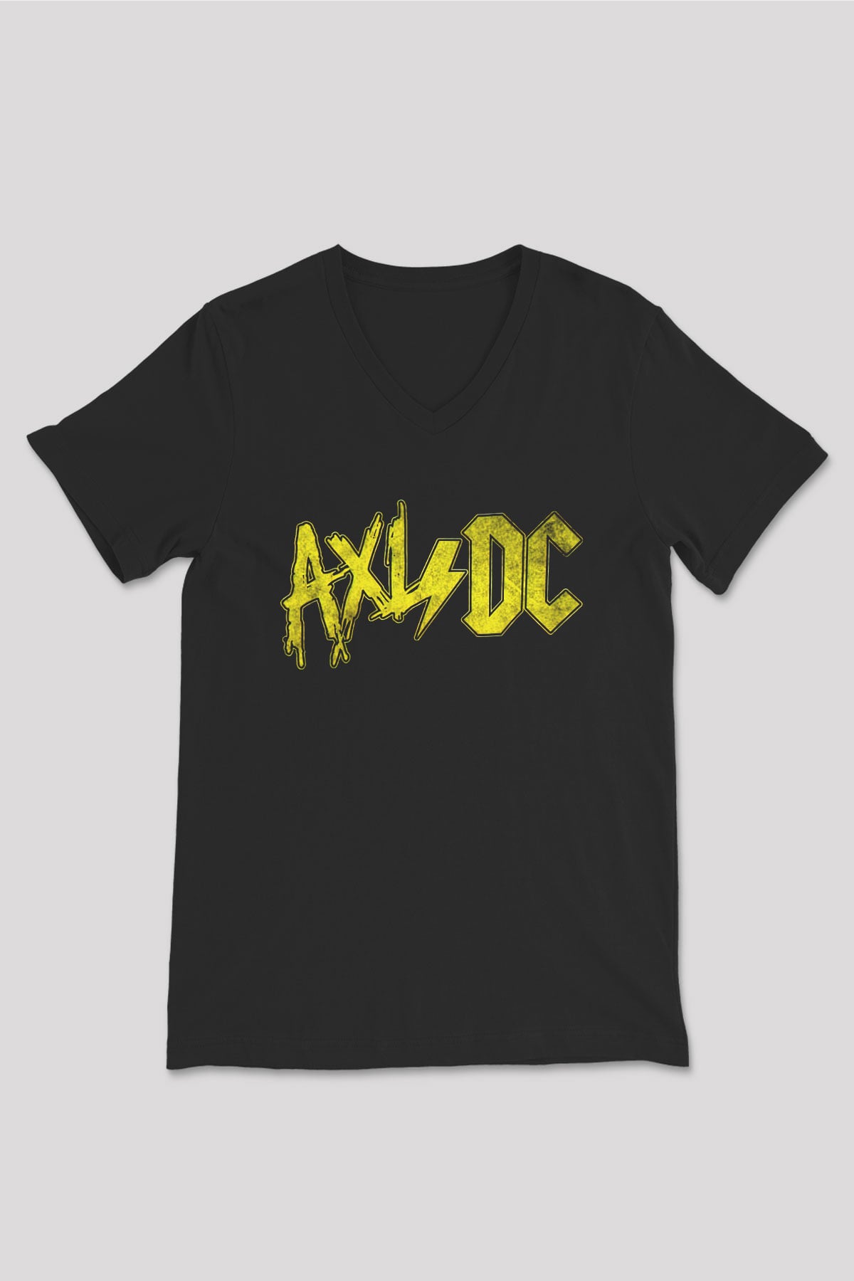Axl Rose Siyah Unisex V Yaka Tişört