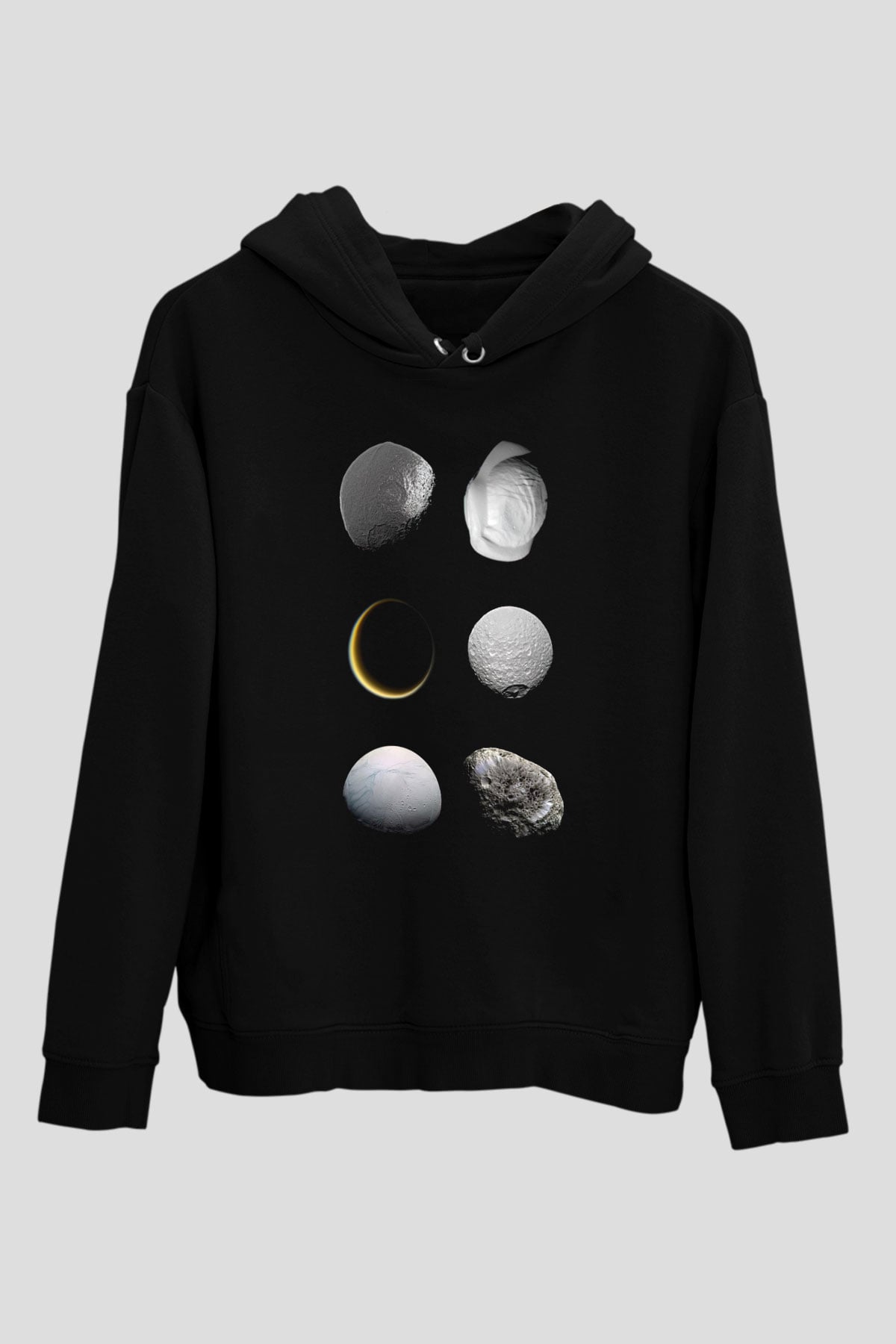 Ay Siyah Unisex Hoodie