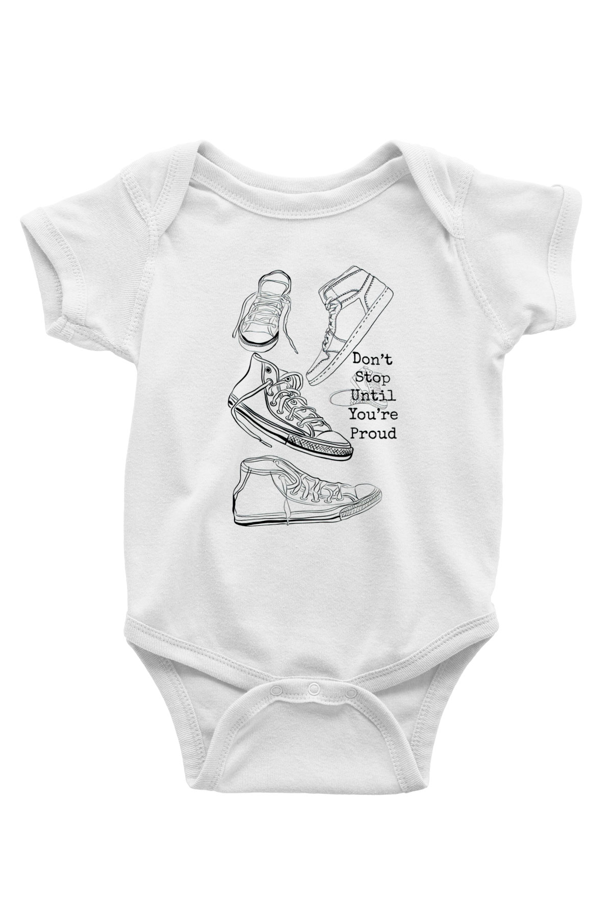 Ayakkabıcı Beyaz Bebek Body - Zıbın