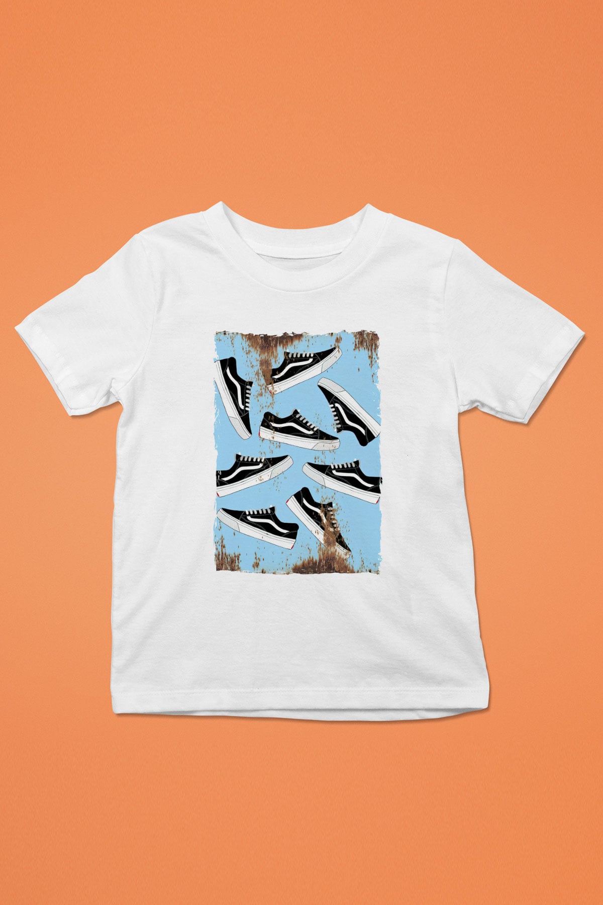 Ayakkabıcı Beyaz Unisex Çocuk Tişört