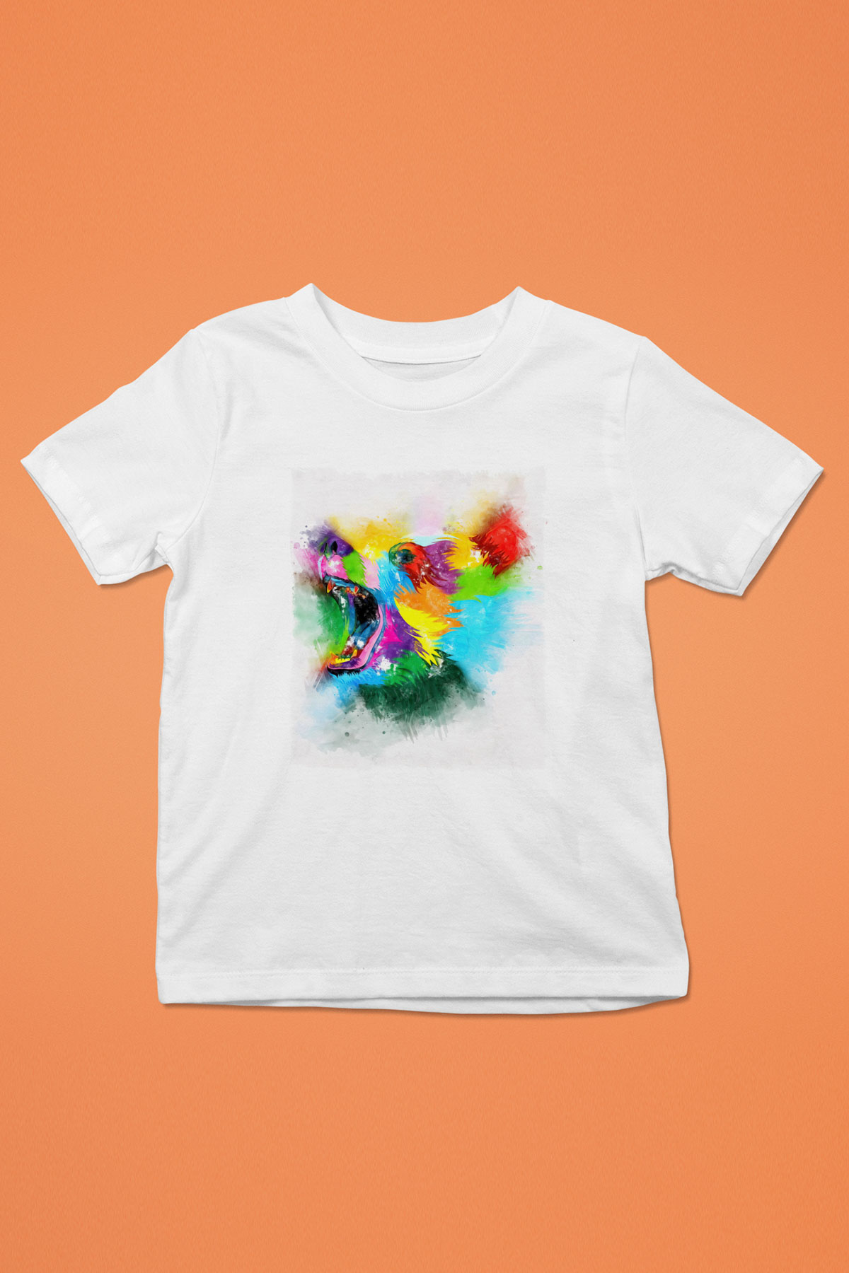 Ayı Beyaz Unisex Çocuk Tişört