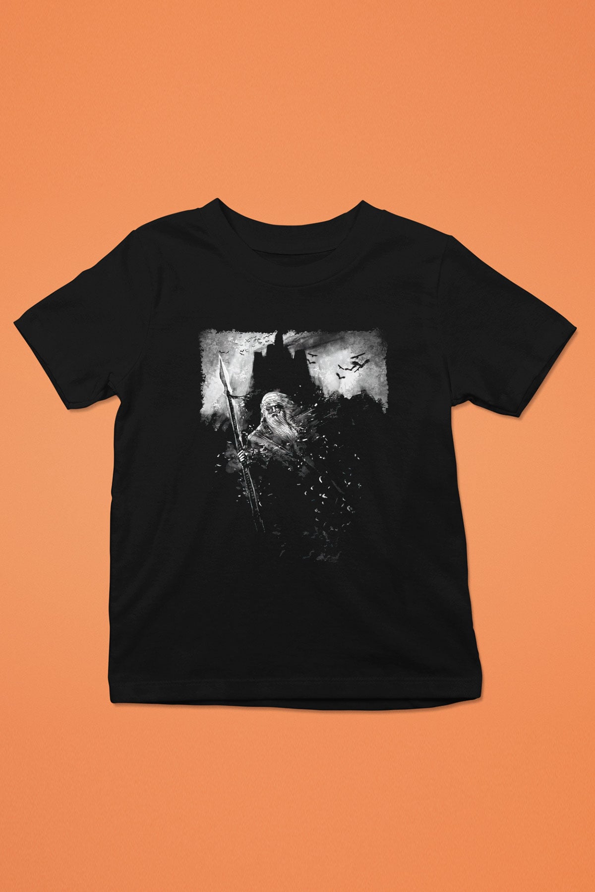 Azarath Baskılı Unisex Siyah Çocuk Tişört - Tshirt