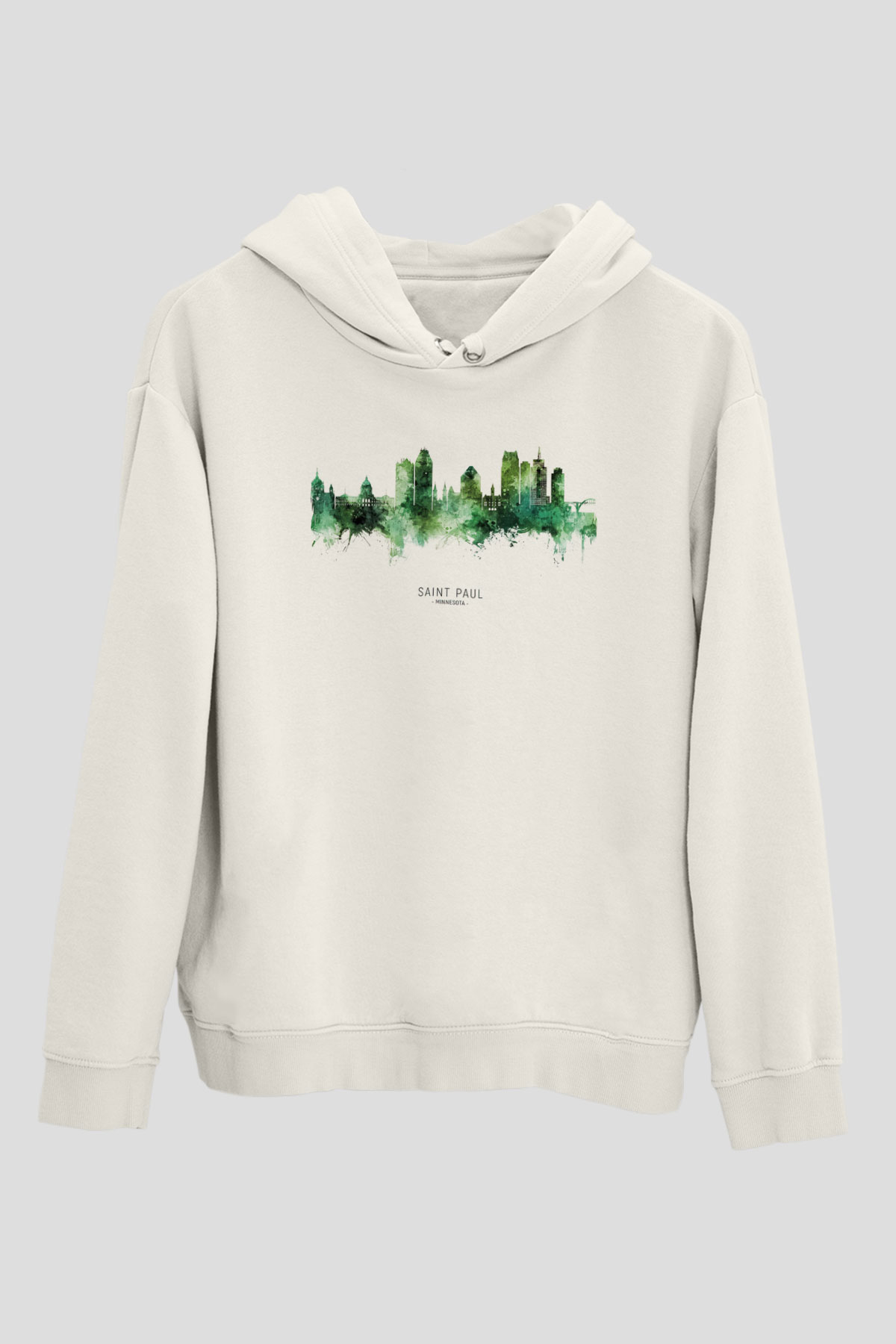 Aziz Paul Katedrali Beyaz Unisex Hoodie