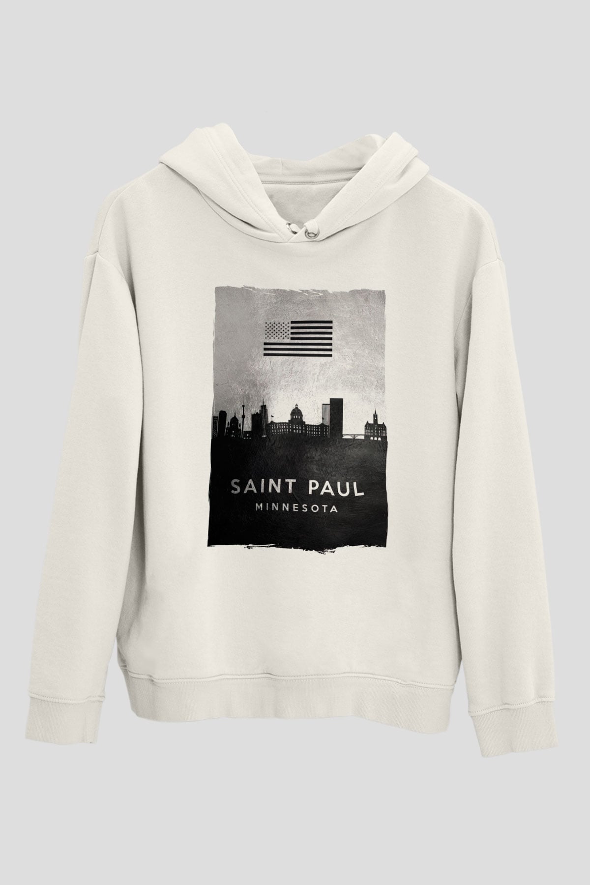Aziz Paul Katedrali Beyaz Unisex Hoodie