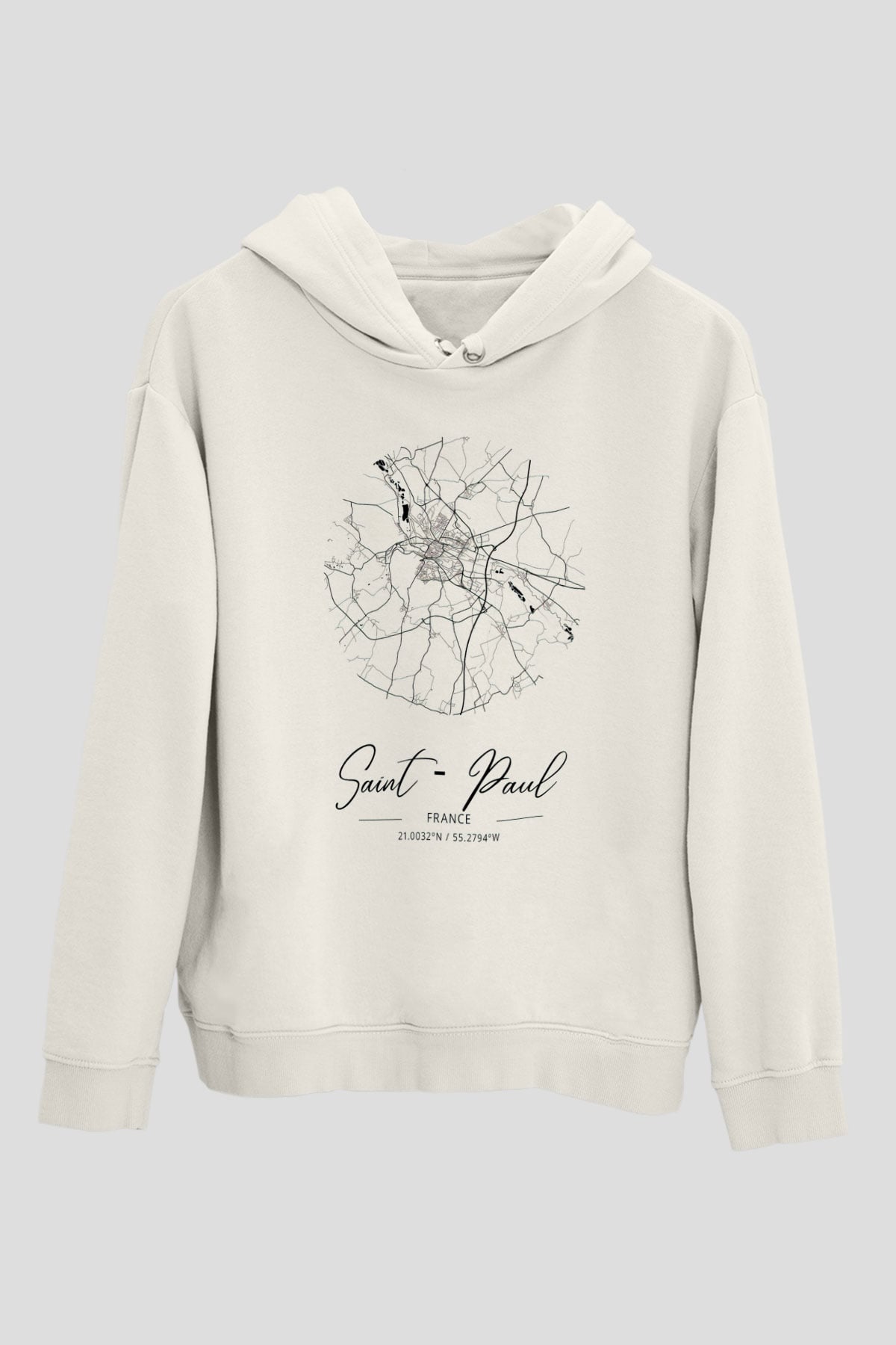 Aziz Paul Katedrali Beyaz Unisex Hoodie
