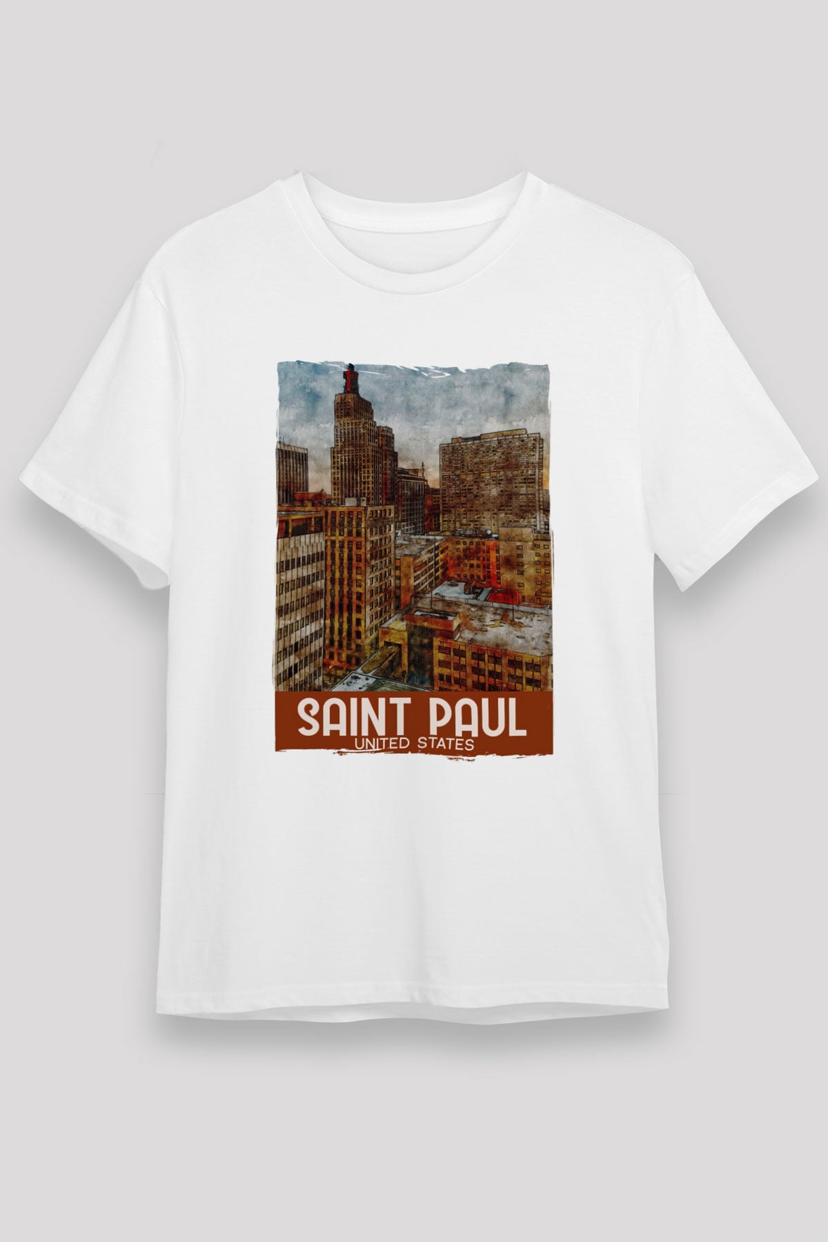 Aziz Paul Katedrali Beyaz Unisex Tişört T-Shirt - TişörtFabrikası