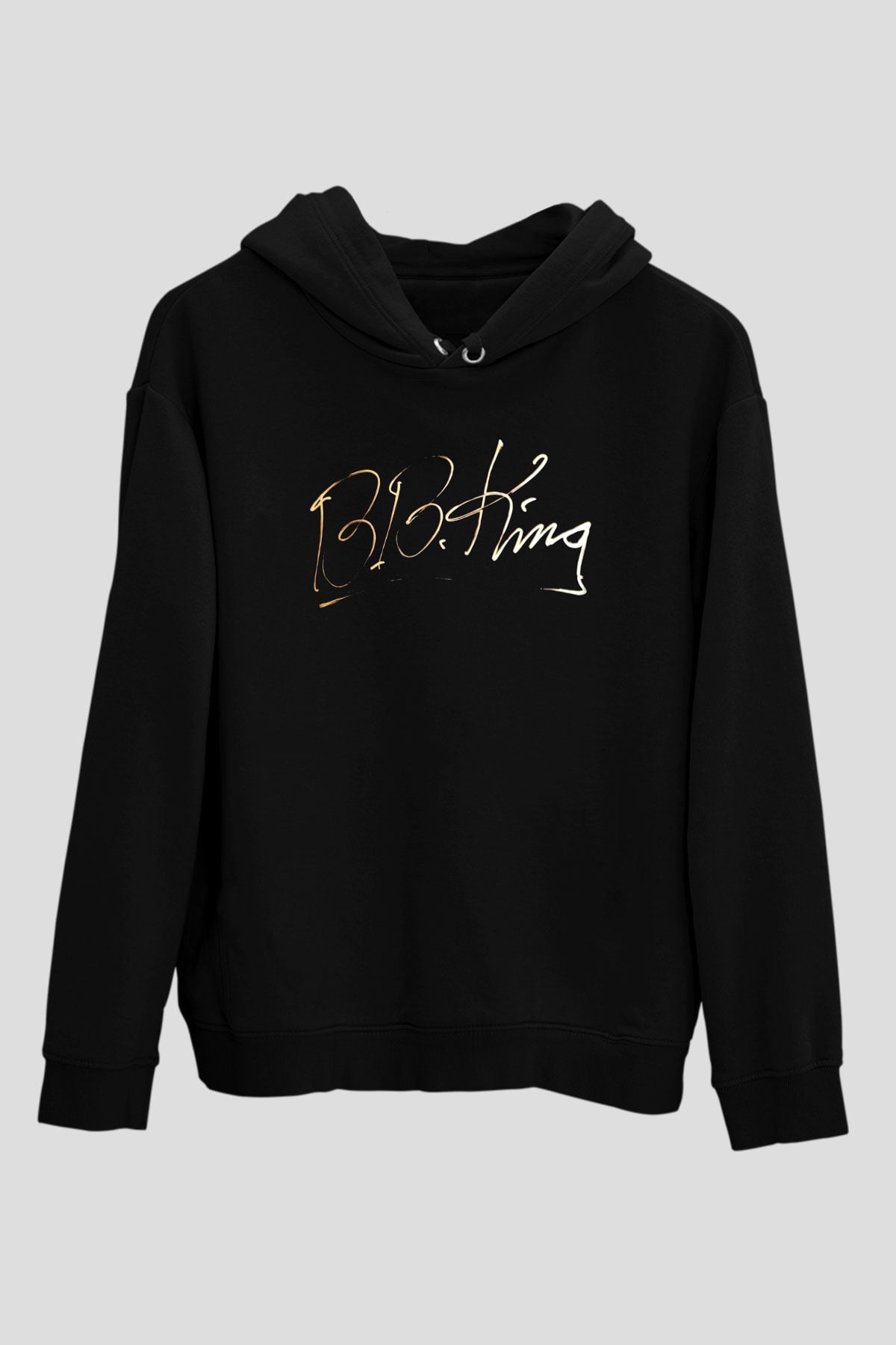B.B. King Siyah Unisex Hoodie
