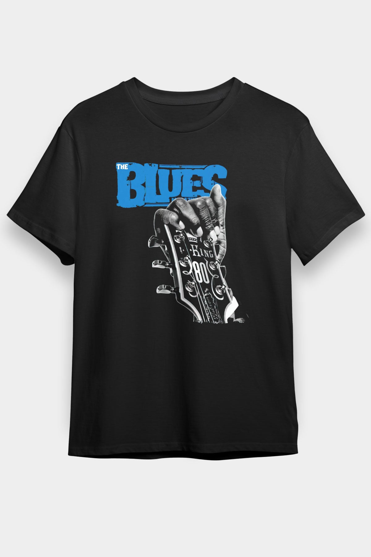 B.B. King Siyah Unisex Tişört T-Shirt - TişörtFabrikası