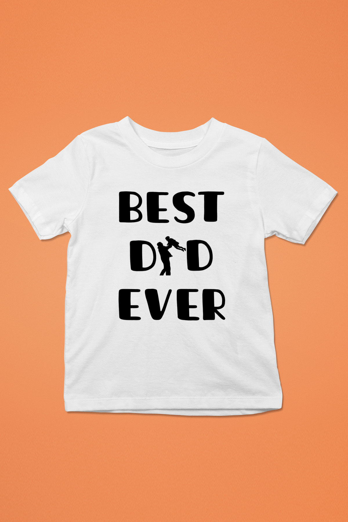 Babalar Günü Baskılı Beyaz Unisex Beyaz Çocuk Tişört - Tshirt