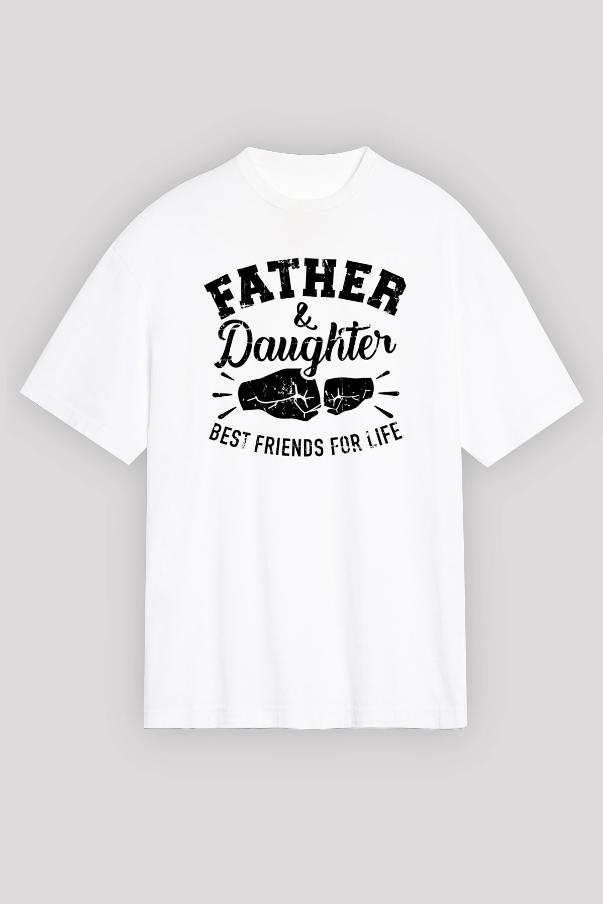 Babalar Günü Beyaz Unisex Tişört T-Shirt - TişörtFabrikası