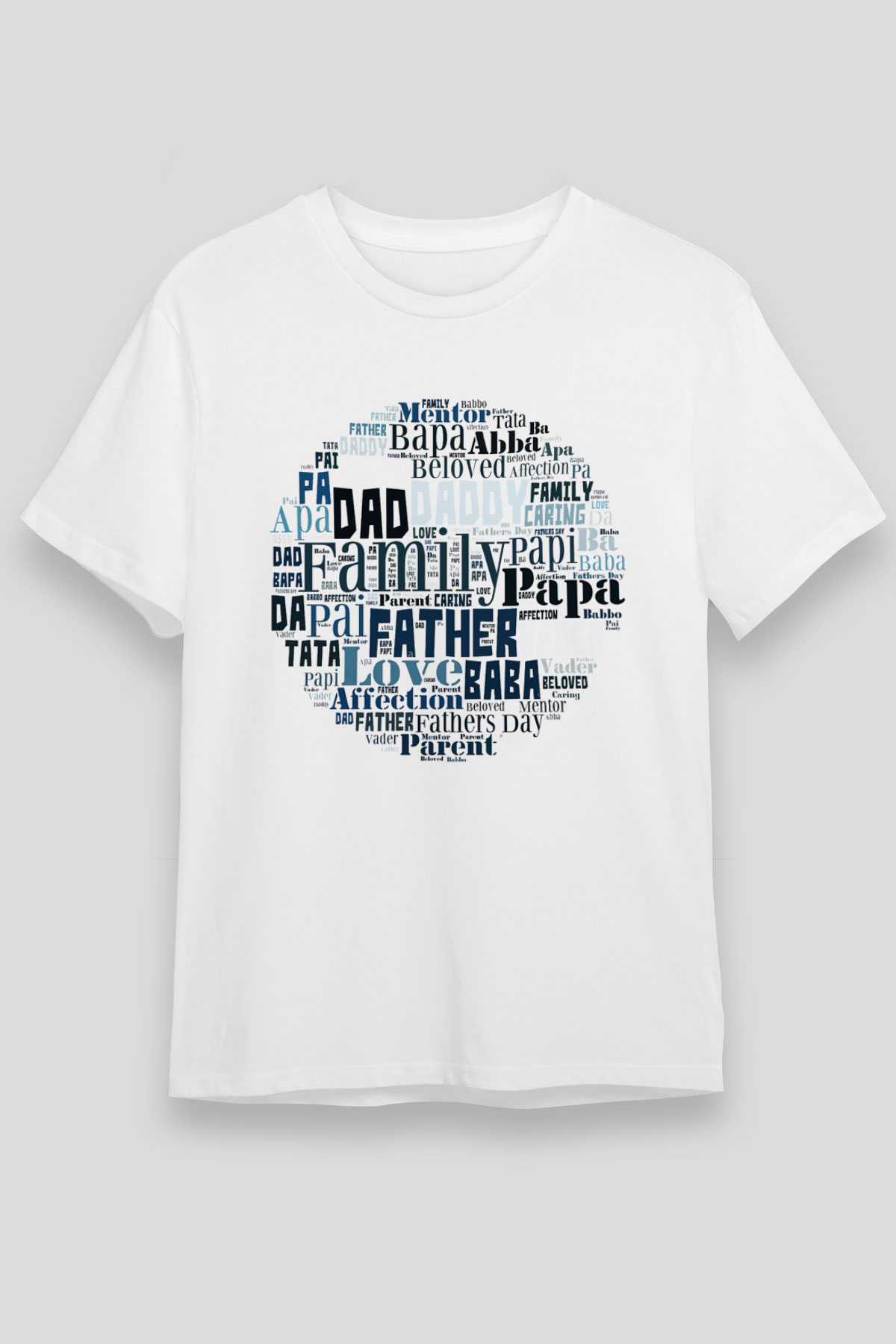 Babalar Günü Beyaz Unisex Tişört T-Shirt - TişörtFabrikası