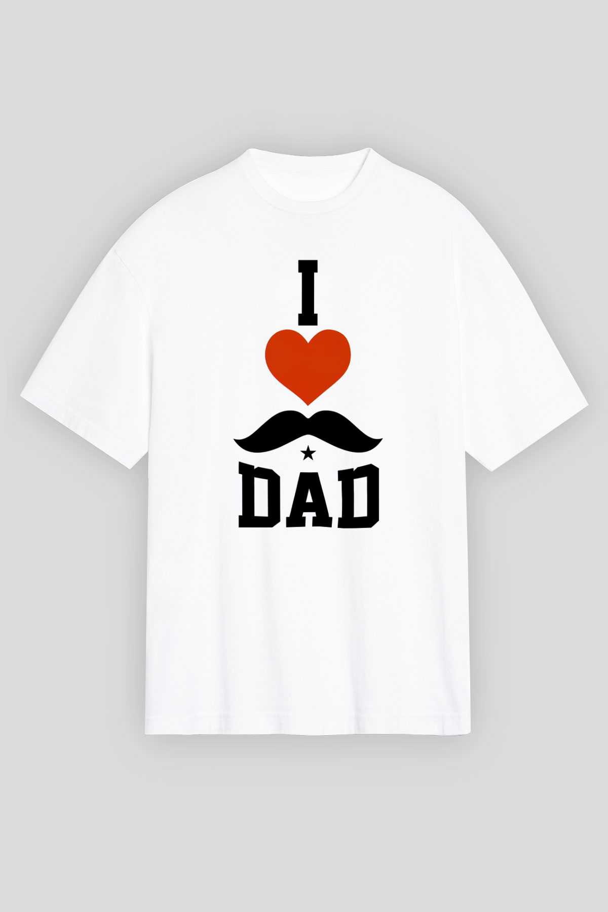 Babalar Günü Beyaz Unisex Tişört T-Shirt - TişörtFabrikası