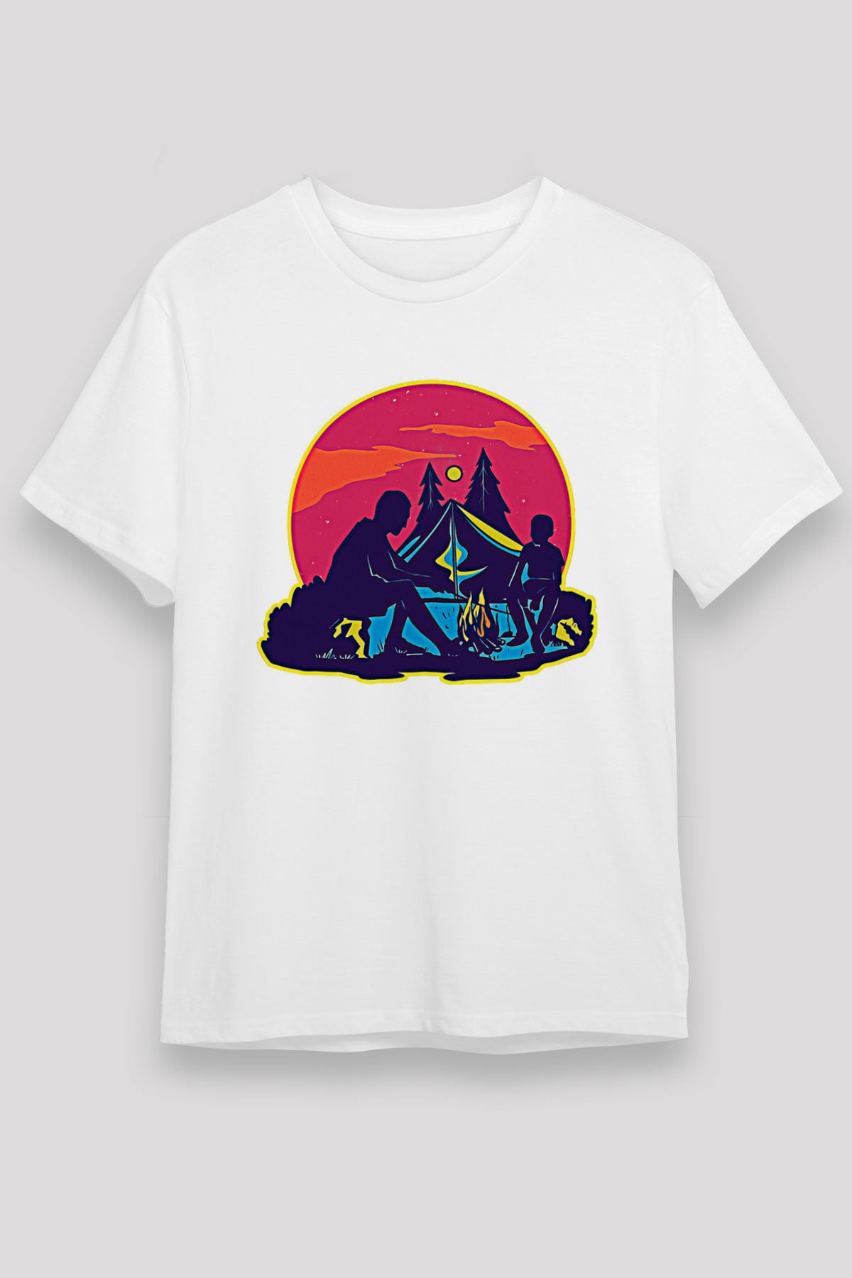 Babalar Günü Unisex Baskılı Beyaz Tişört - Tshirt