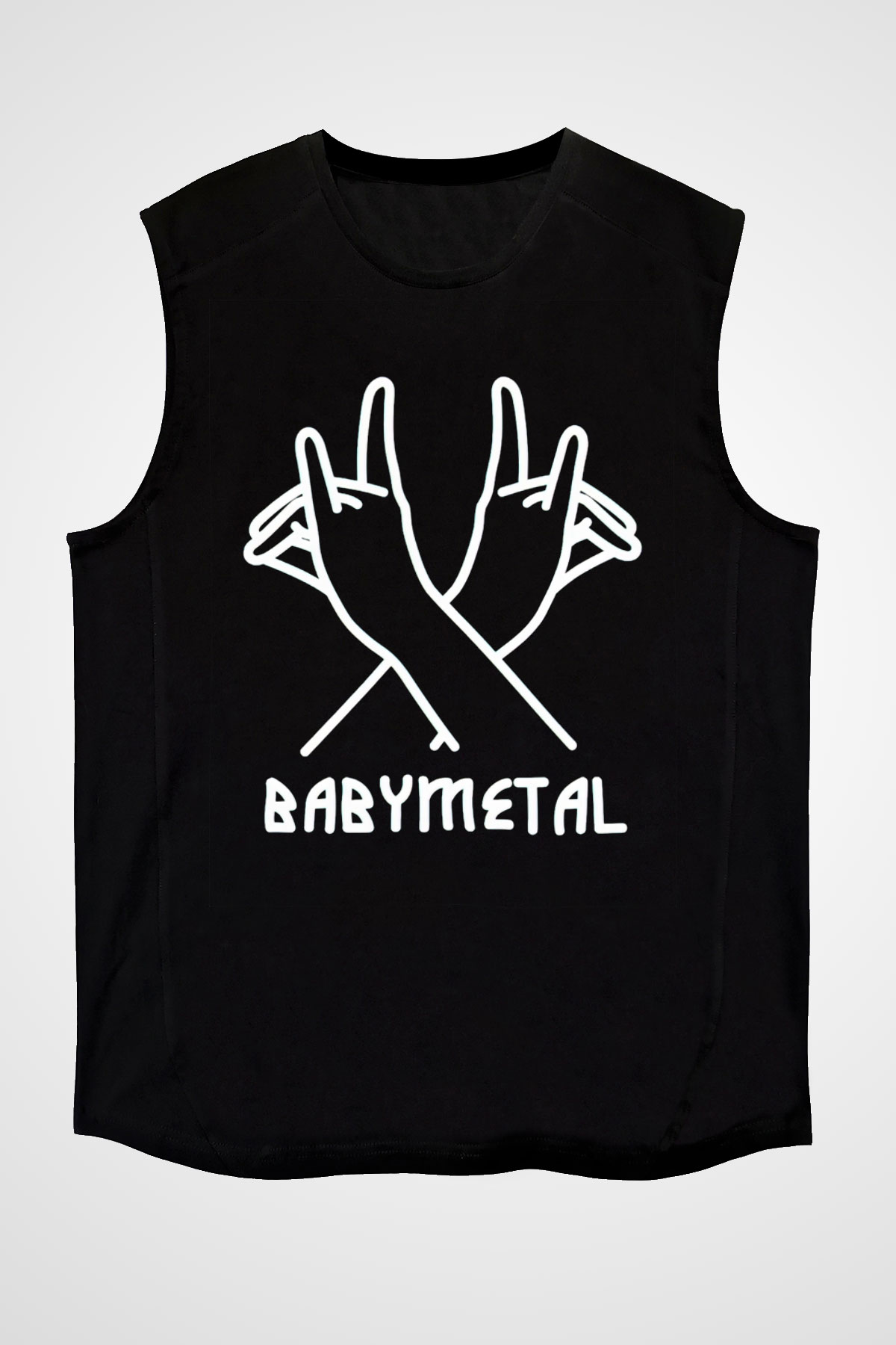 Babymetal Siyah Unisex Kolsuz Tişört
