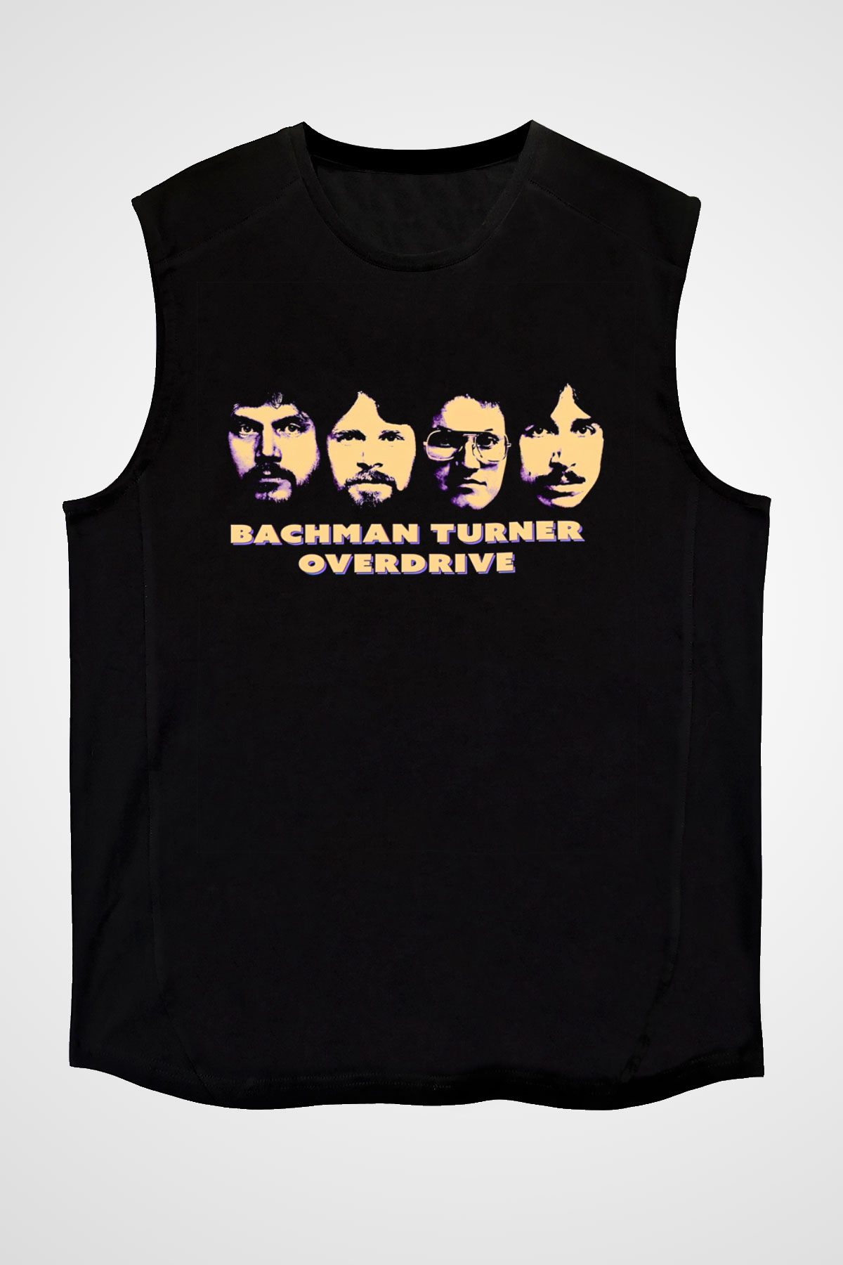 Bachman-Turner Overdrive Siyah Unisex Kolsuz Tişört