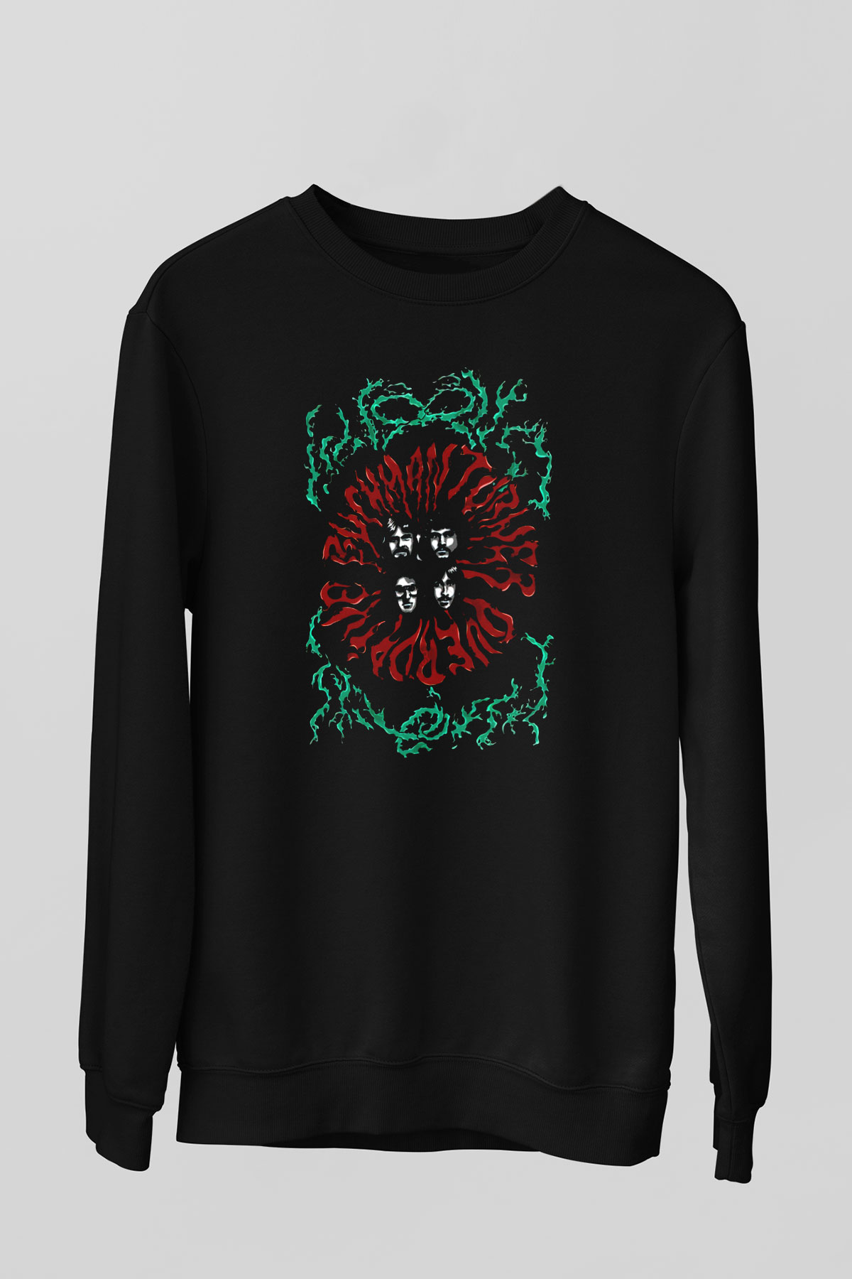 Bachman-Turner Overdrive Siyah Unisex Sweatshirt