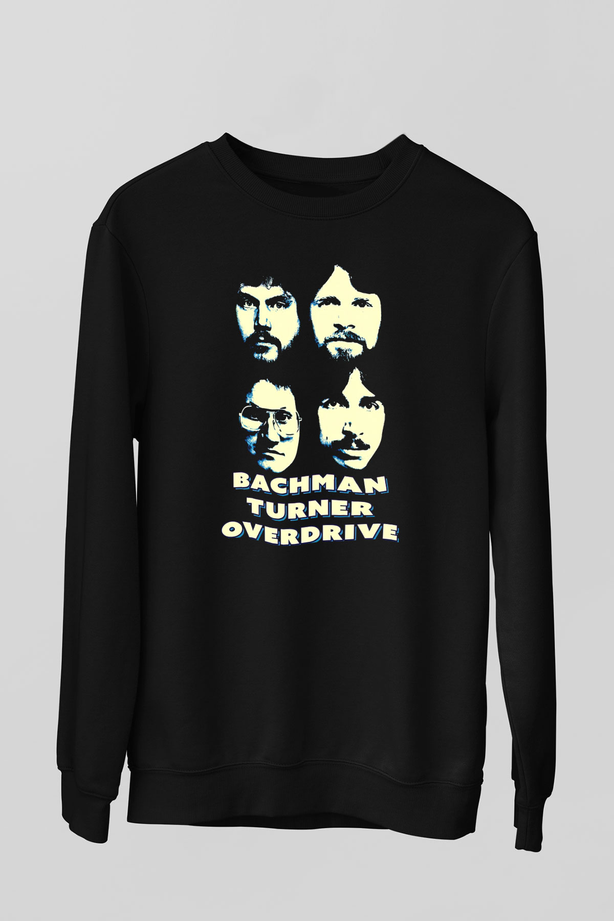 Bachman-Turner Overdrive Siyah Unisex Sweatshirt