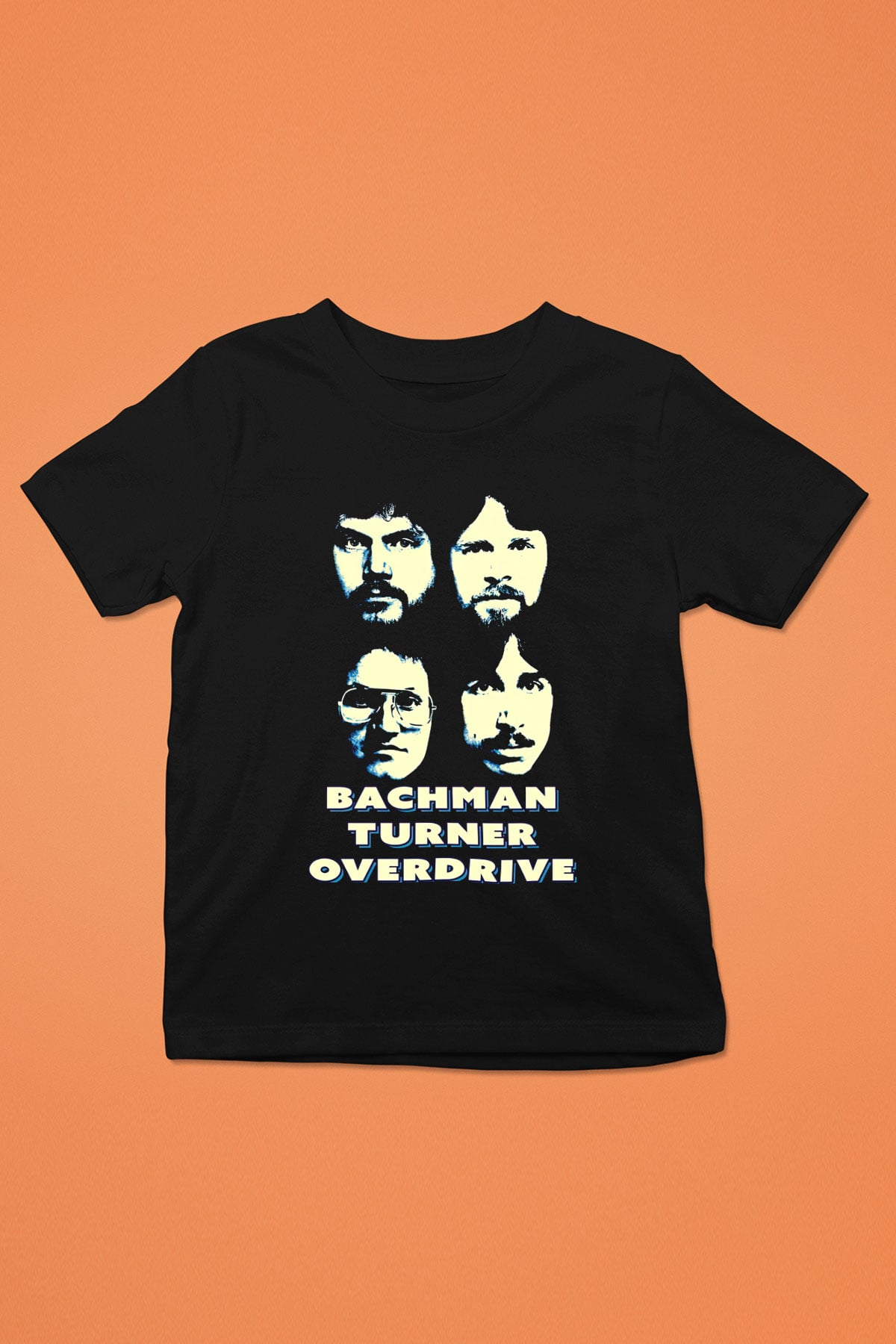 Bachman-Turner Overdrive Siyah Unisex Çocuk Tişört