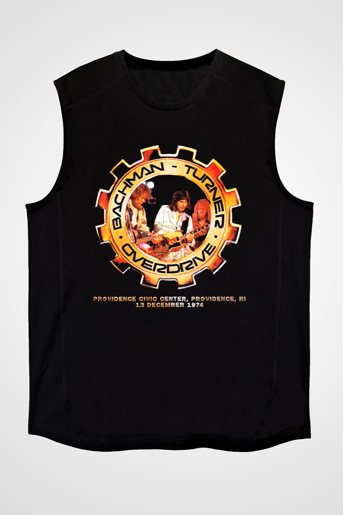 Bachman-Turner Overdrive Siyah Unisex Kolsuz Tişört