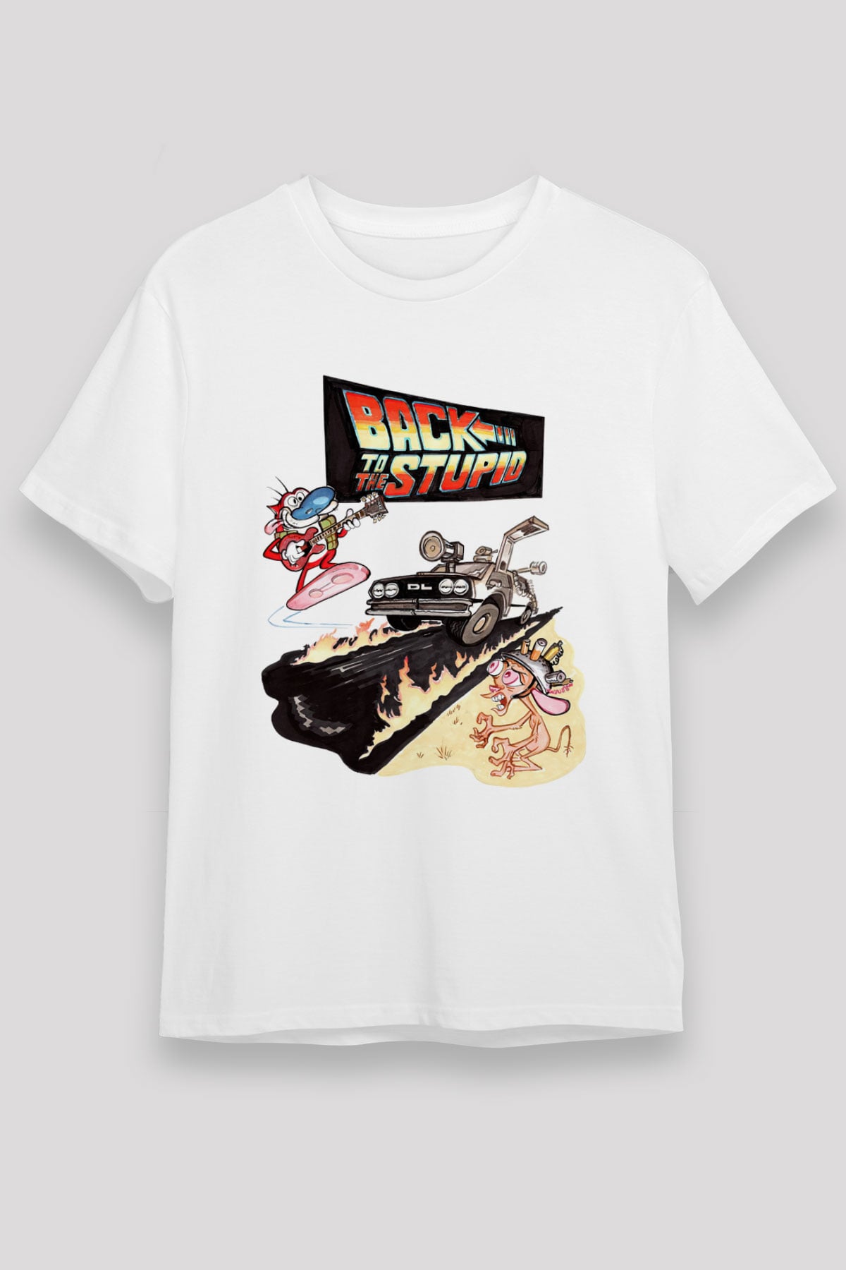 Back to the future Geleceğe Dönüş Beyaz Unisex Tişört