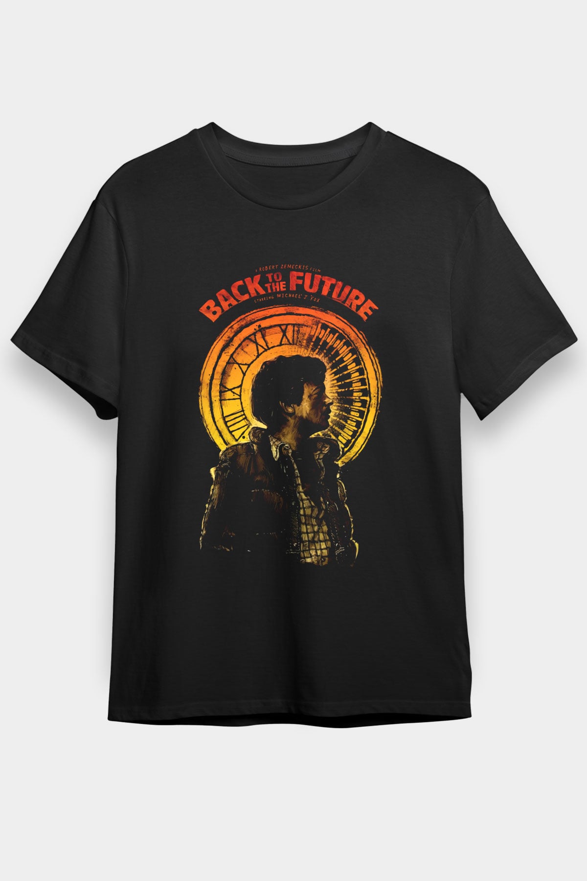 Back to the future Geleceğe Dönüş Siyah Unisex Tişört